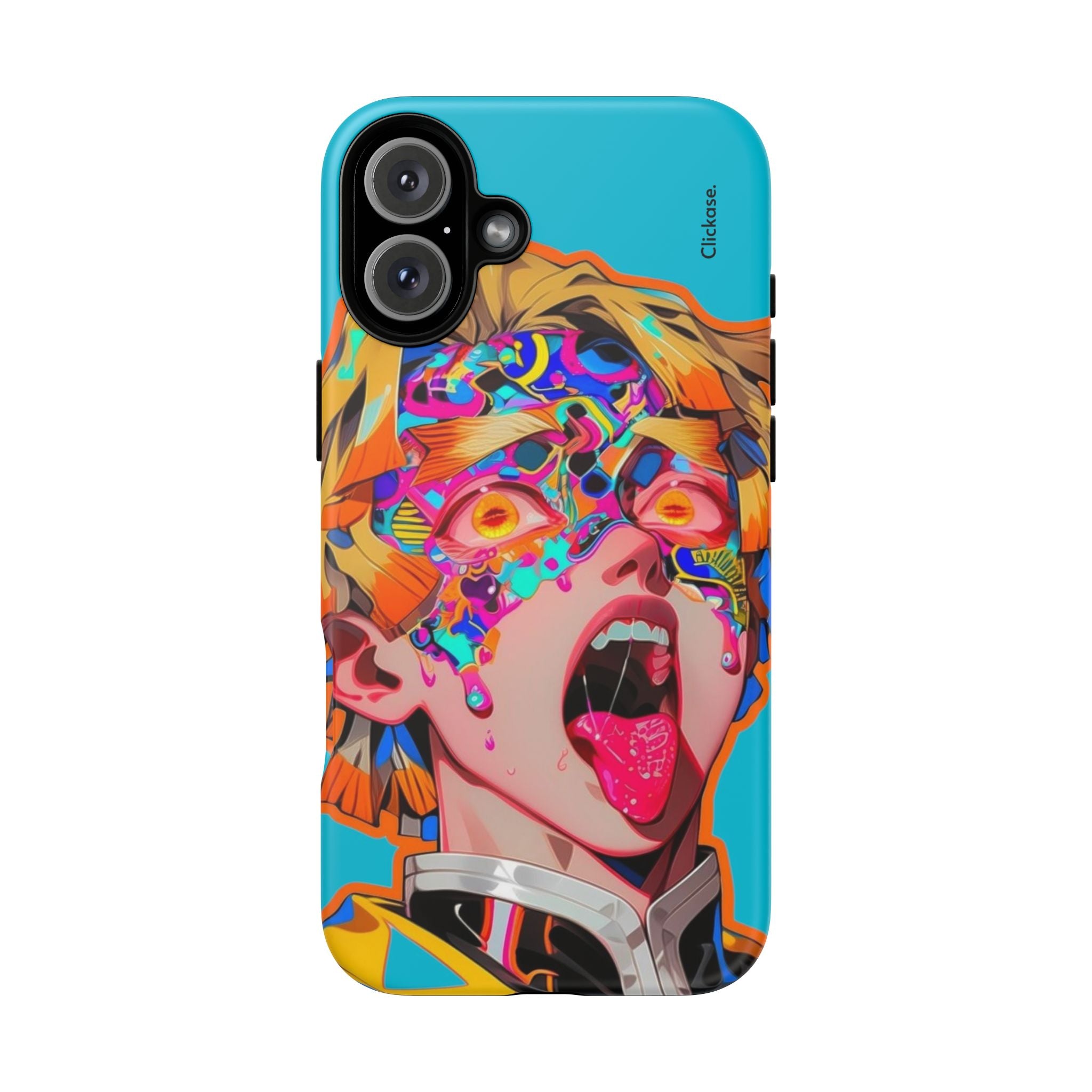 Zenitsu Agatsuma – Neon Thunder Pop Art Tough Phone Case by