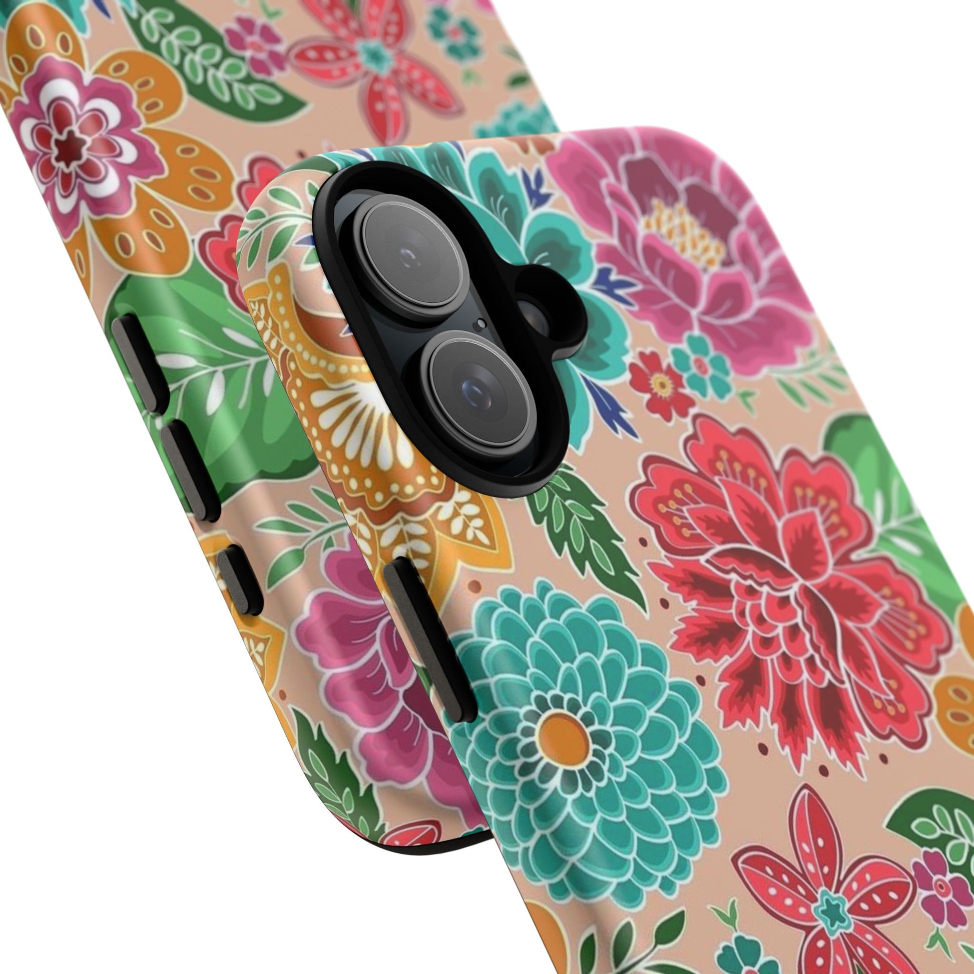 Cute Floral Design Tough Phone Case by