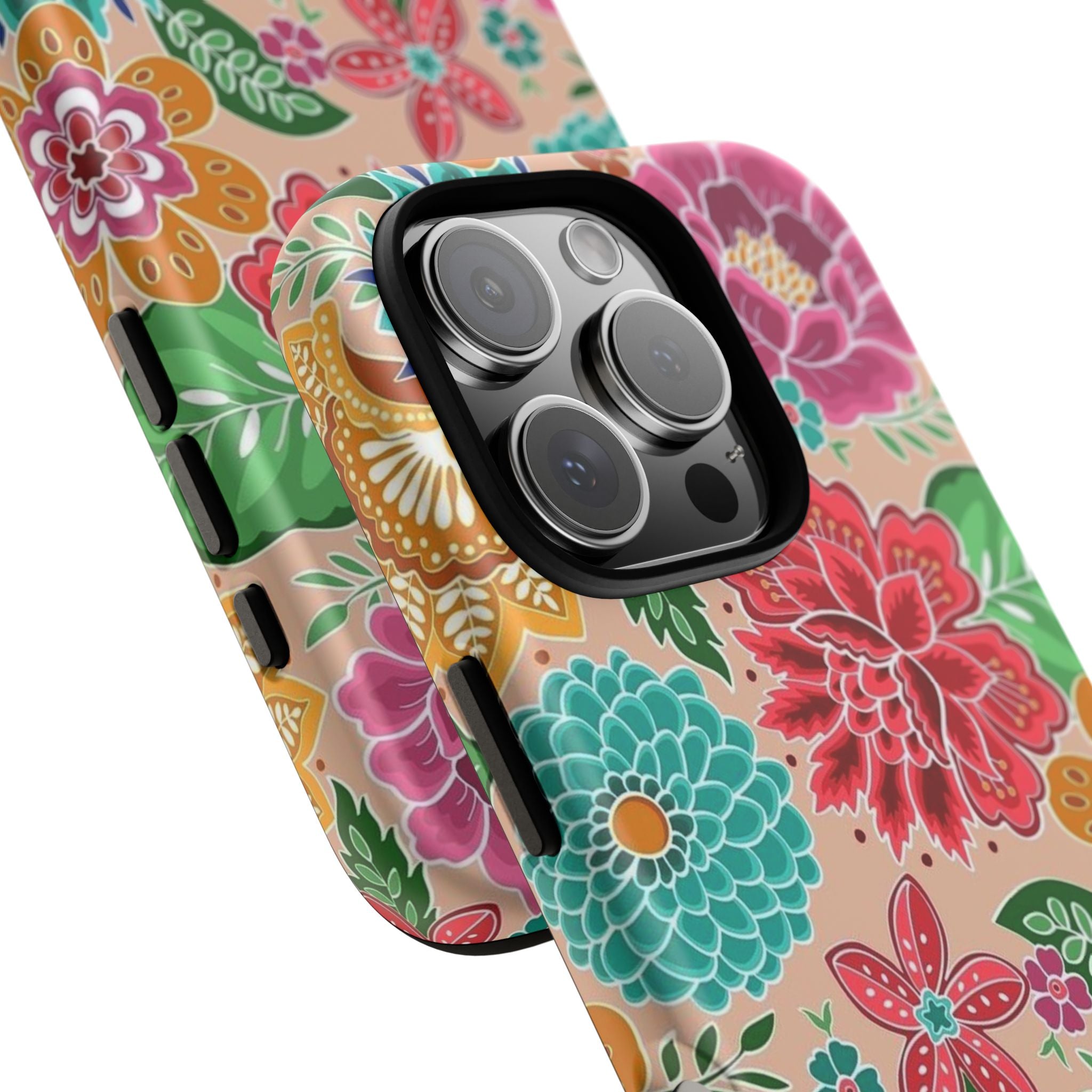 Cute Floral Design Tough Phone Case by
