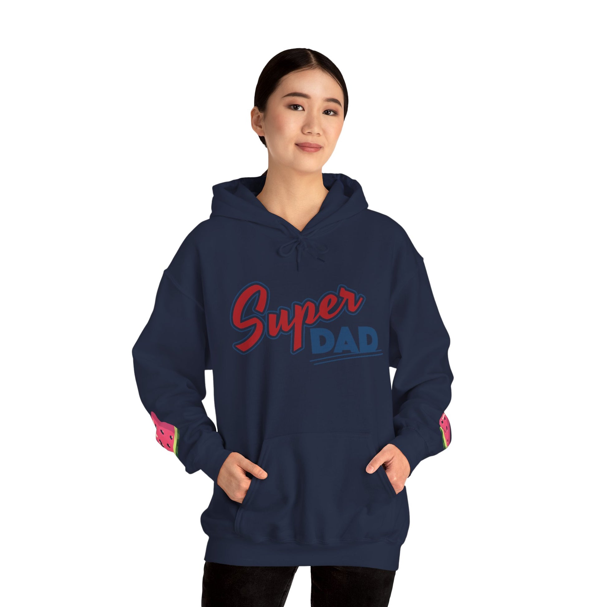 Super Dad Heart Hoodie by