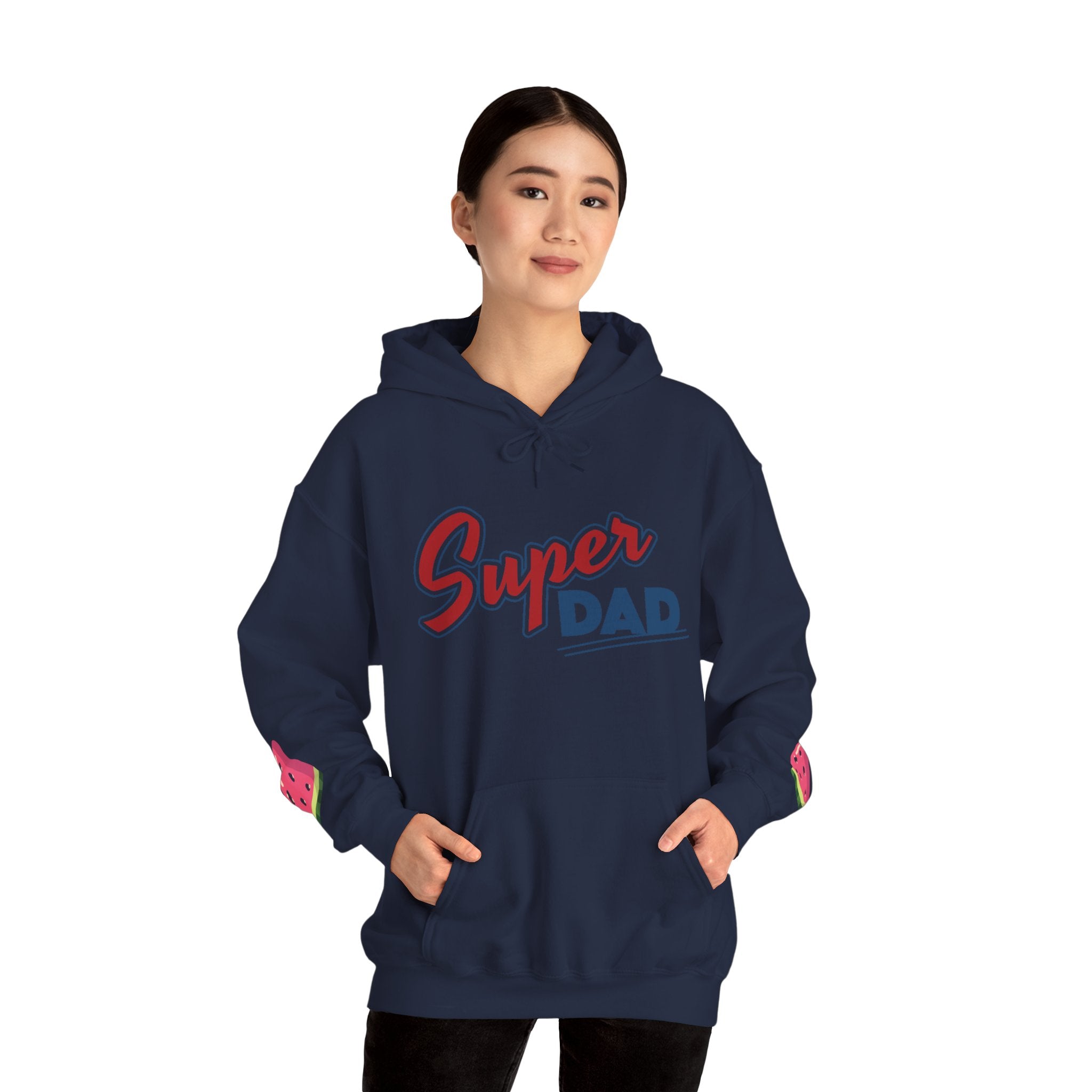 Super Dad Heart Hoodie by