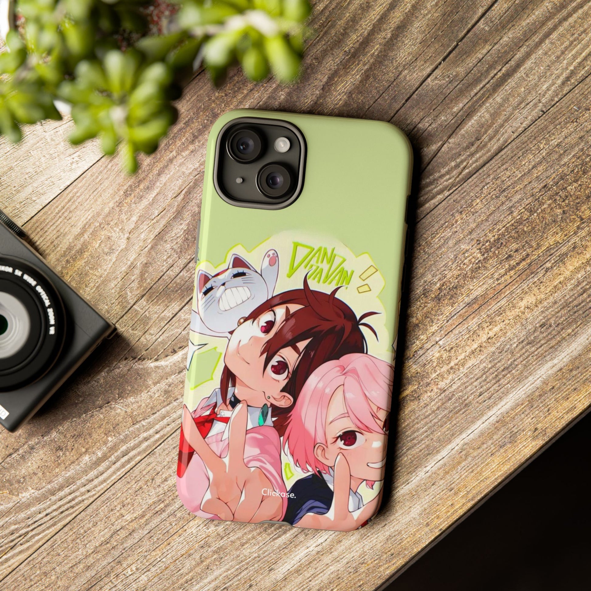 Momo & Aira - Dan Da Dan Tough Phone CasePhone CaseClickase®Momo & Aira