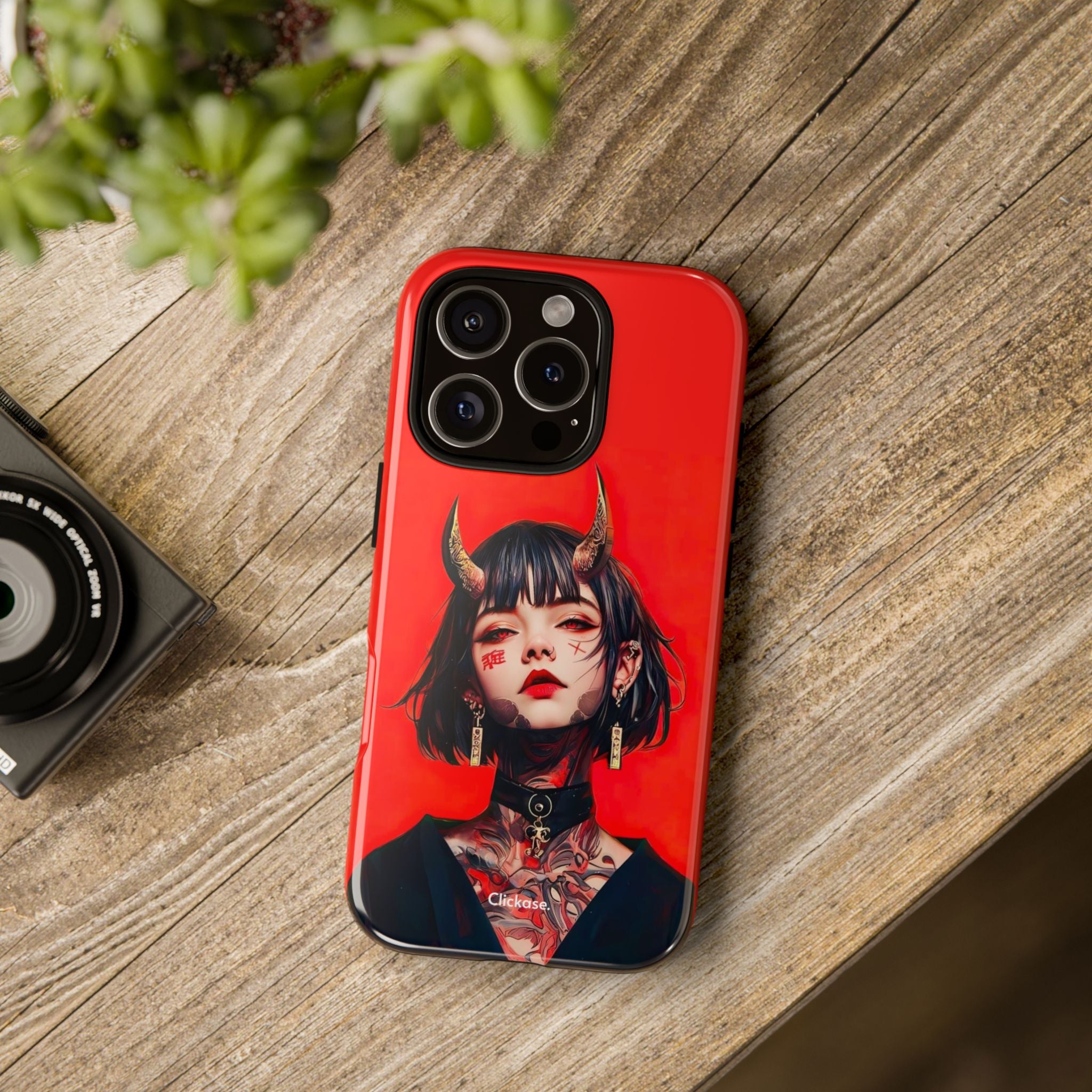 Stylish Phone Case with Edgy Design, Unique Phone Cover, Gothic Aesthetic Accessories, Trendy Cell Phone Case, Perfect Gift for Teens by