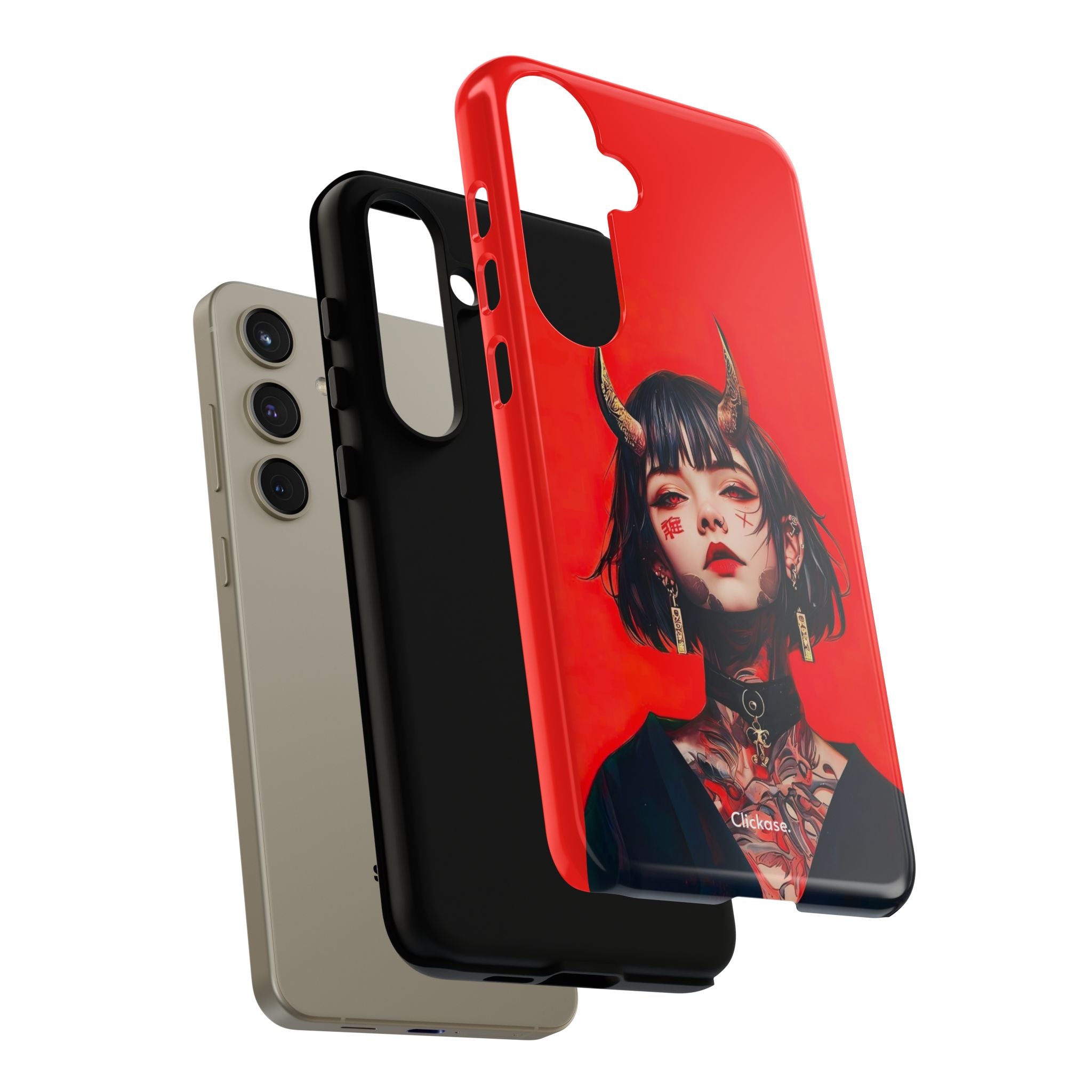 Stylish Phone Case with Edgy Design, Unique Phone Cover, Gothic Aesthetic Accessories, Trendy Cell Phone Case, Perfect Gift for Teens by