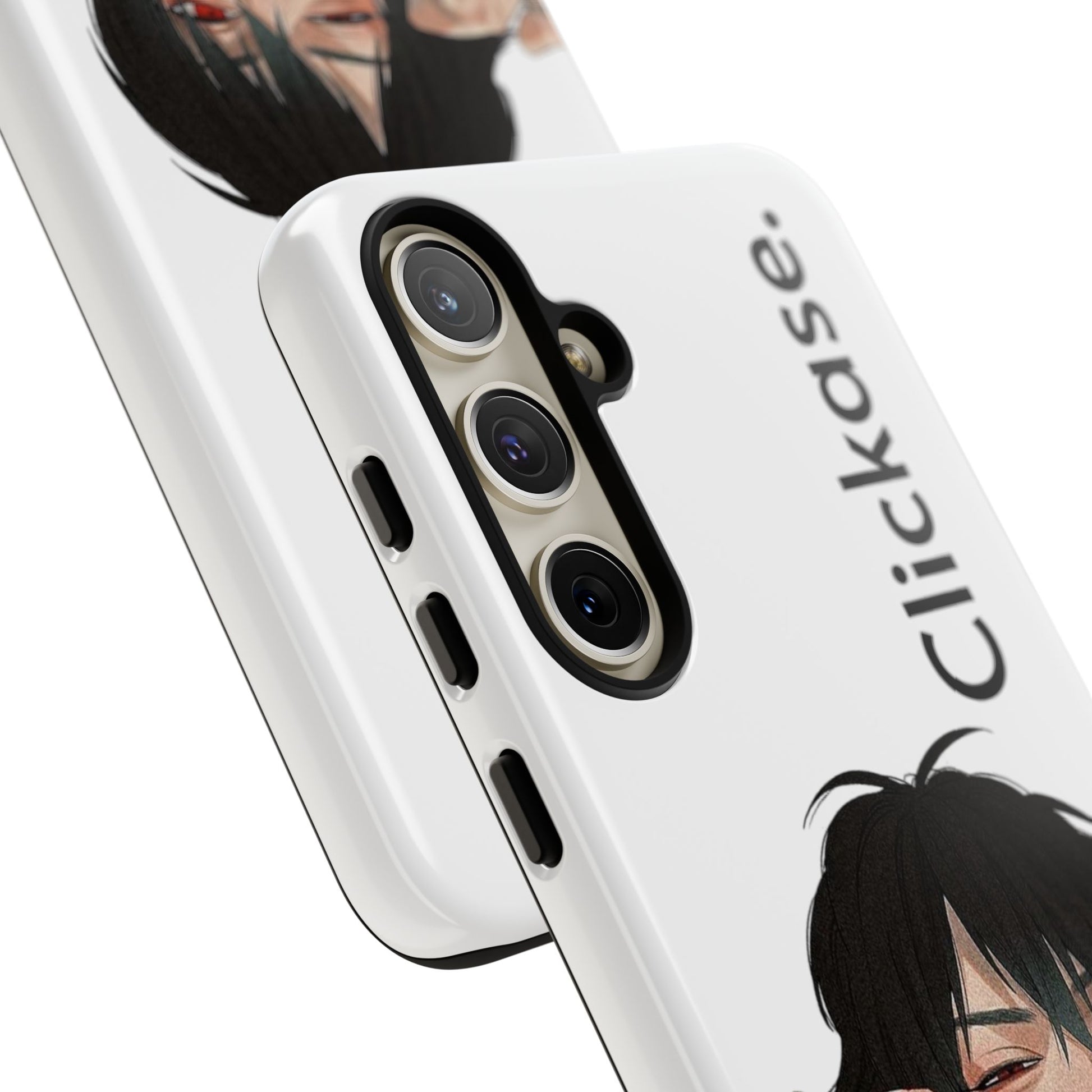 Edgy Anime Rebel Character - Tough Phone Case by