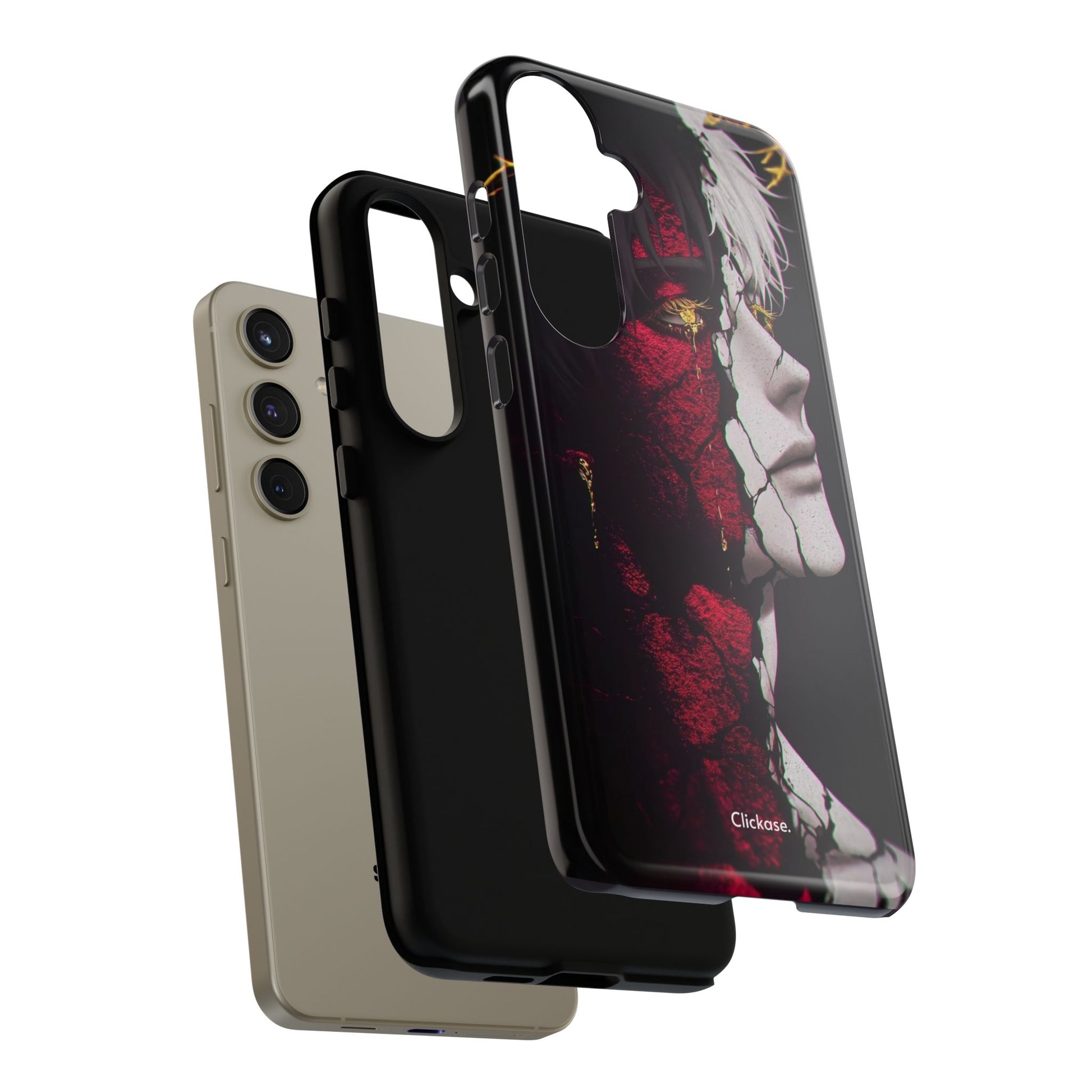 Duality Split Face Anime - Tough Phone Case by