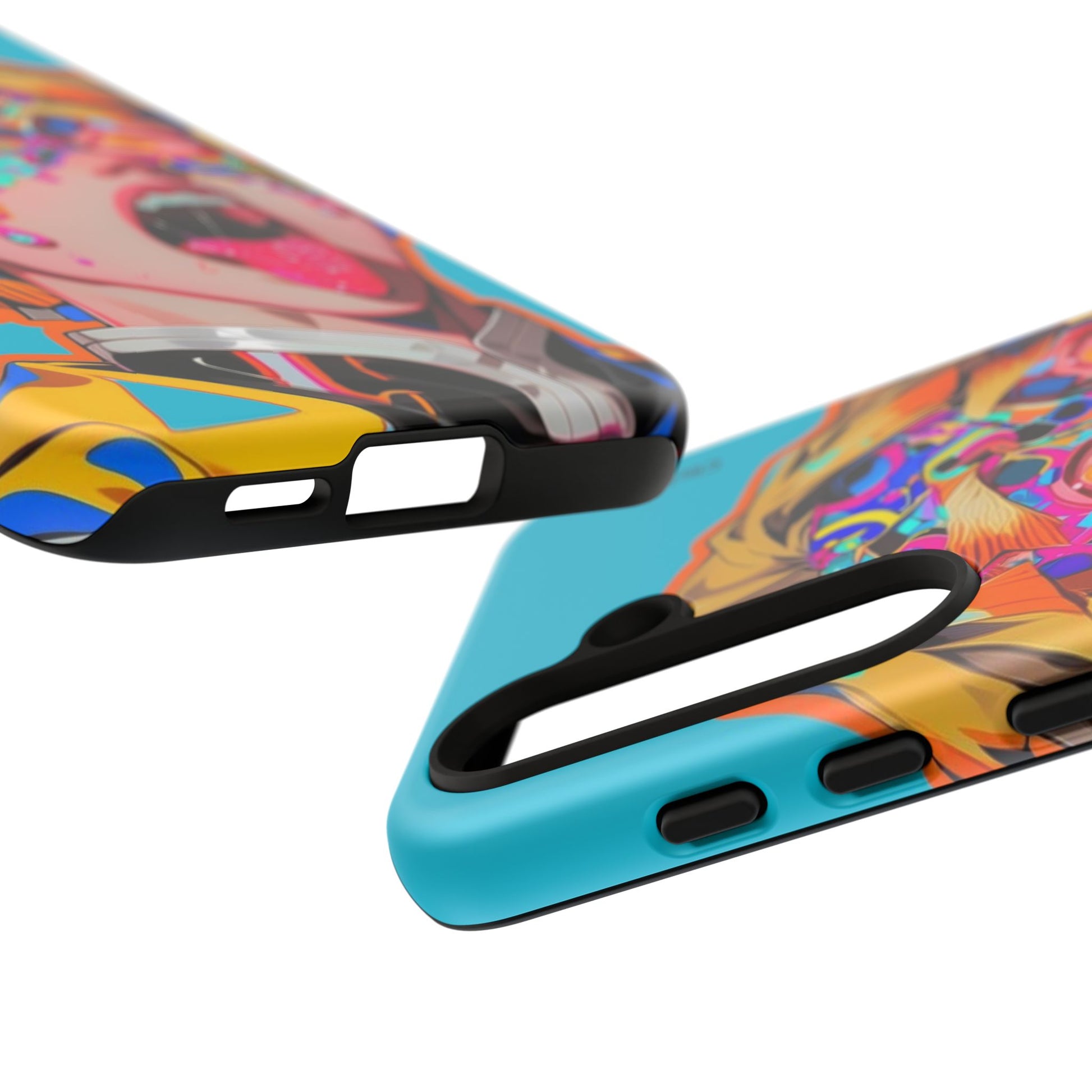 Zenitsu Agatsuma – Neon Thunder Pop Art Tough Phone Case by