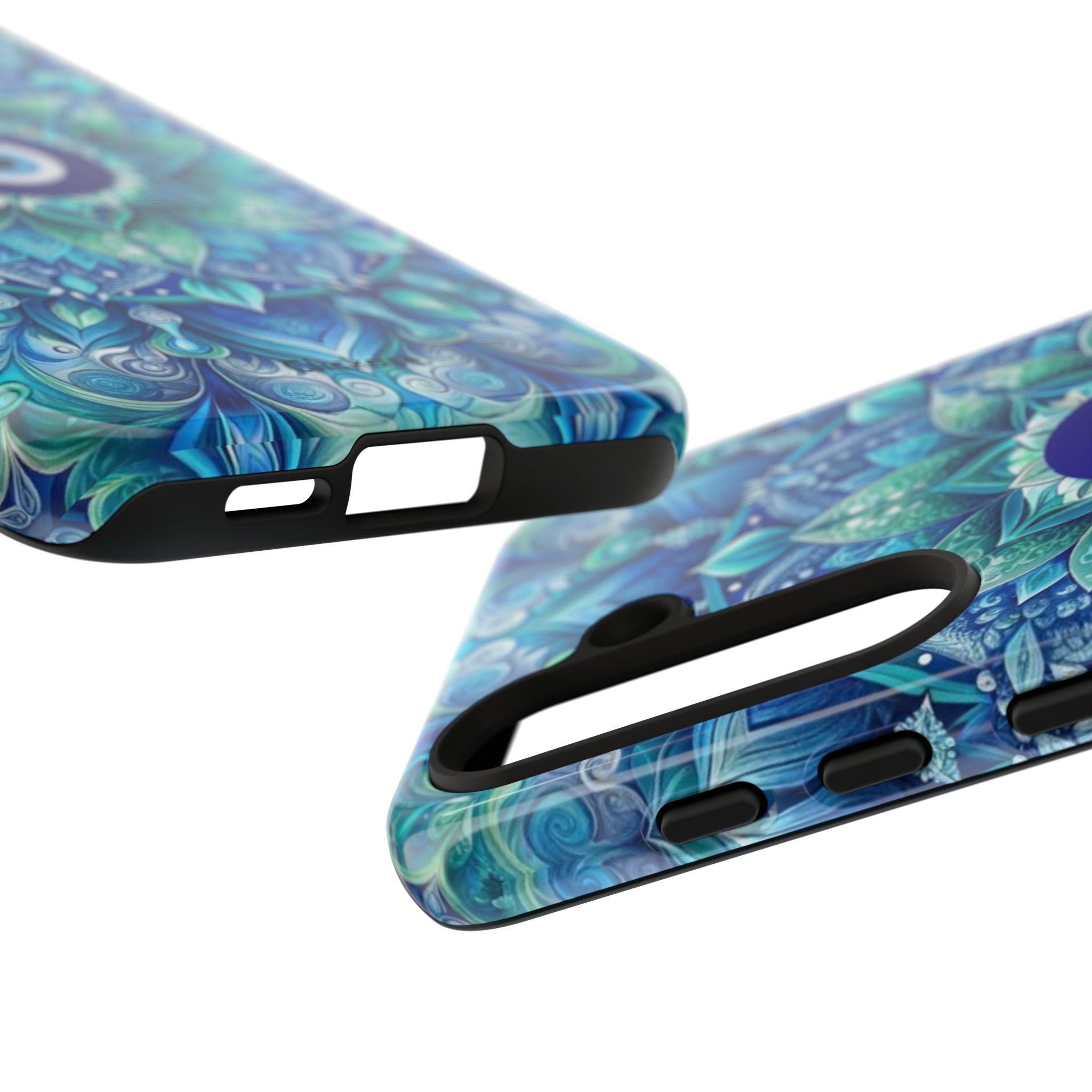 Mandala Design Blue Eye Pattern Tough Phone Case by