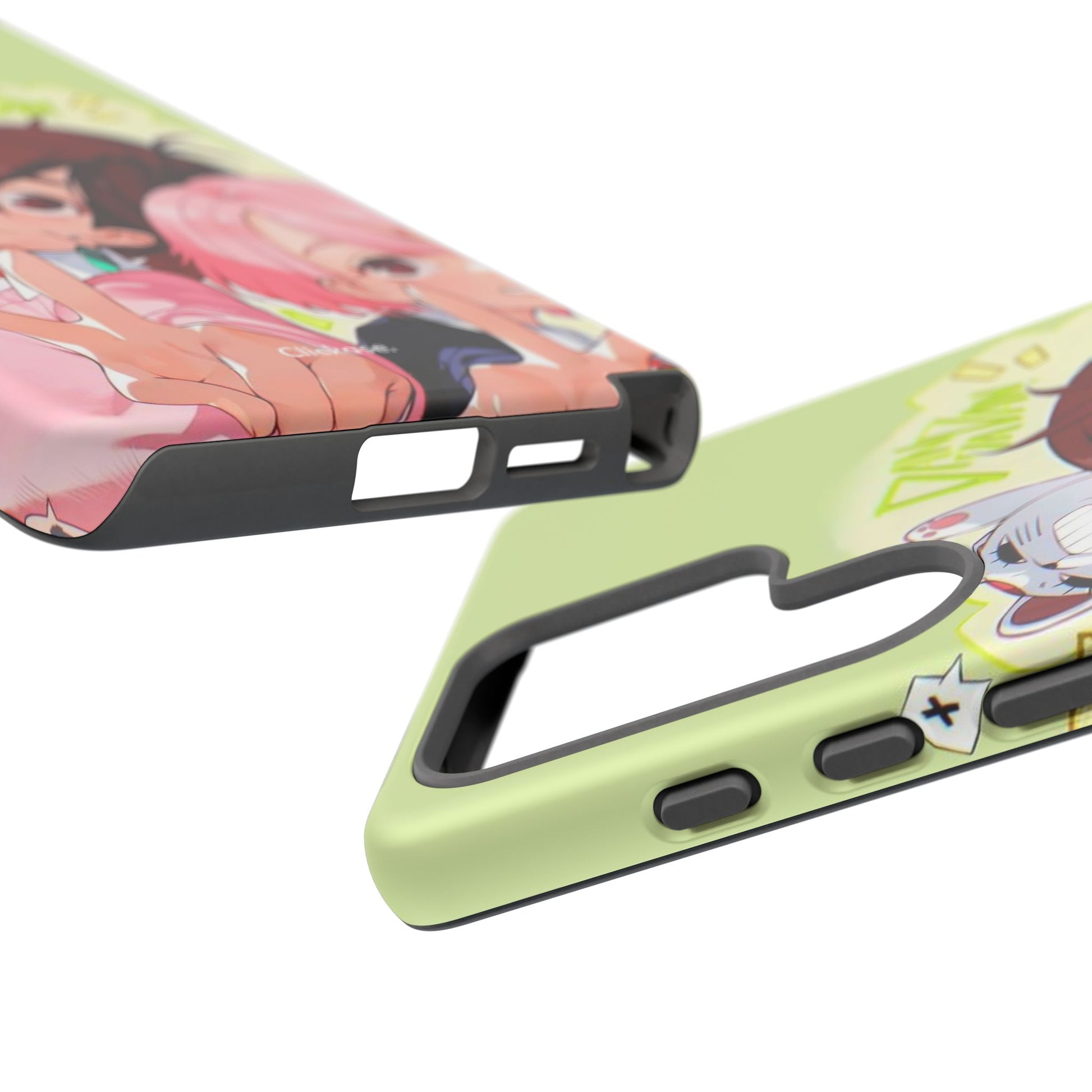 Momo & Aira - Dan Da Dan Tough Phone CasePhone CaseClickase®Momo & Aira