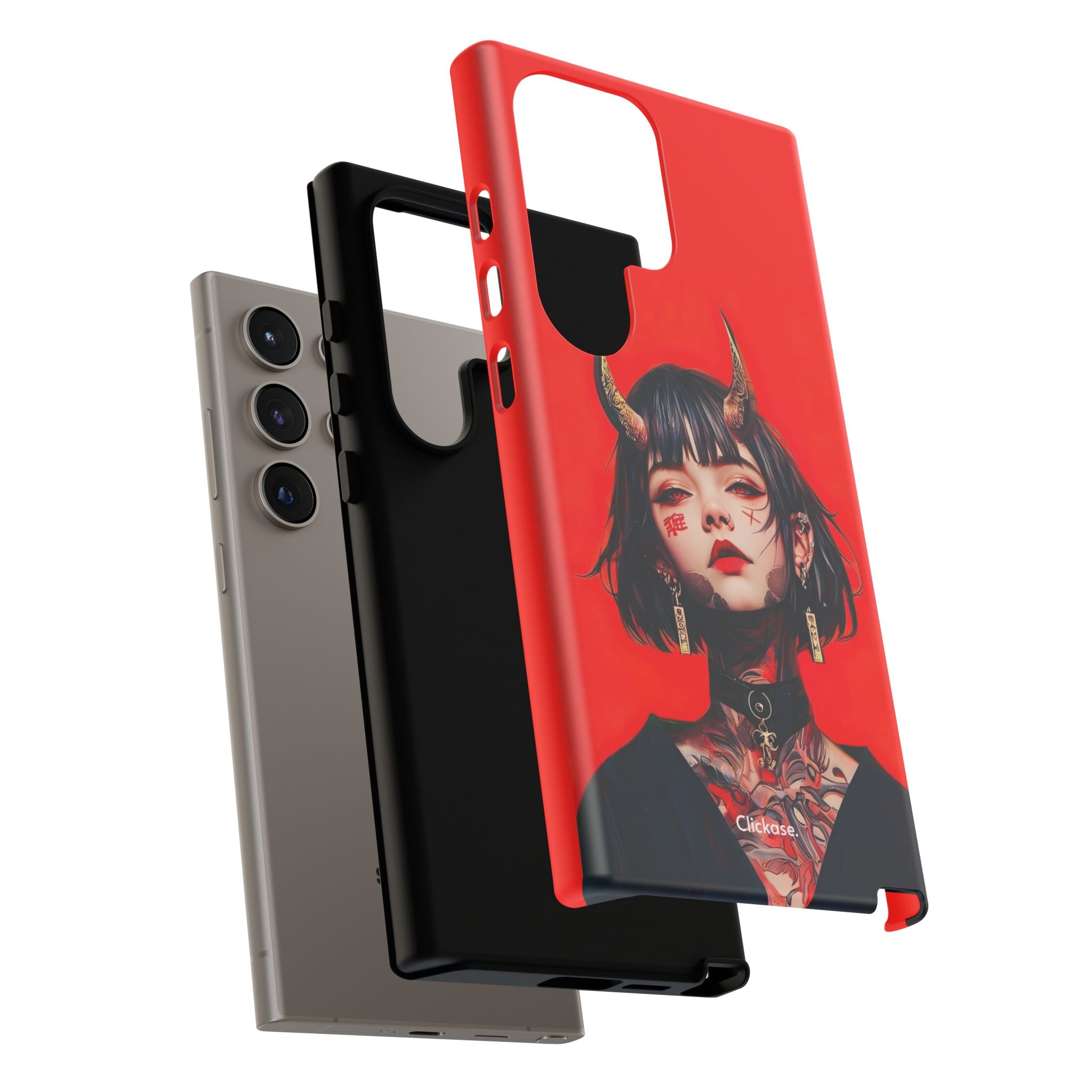 Stylish Phone Case with Edgy Design, Unique Phone Cover, Gothic Aesthetic Accessories, Trendy Cell Phone Case, Perfect Gift for Teens by