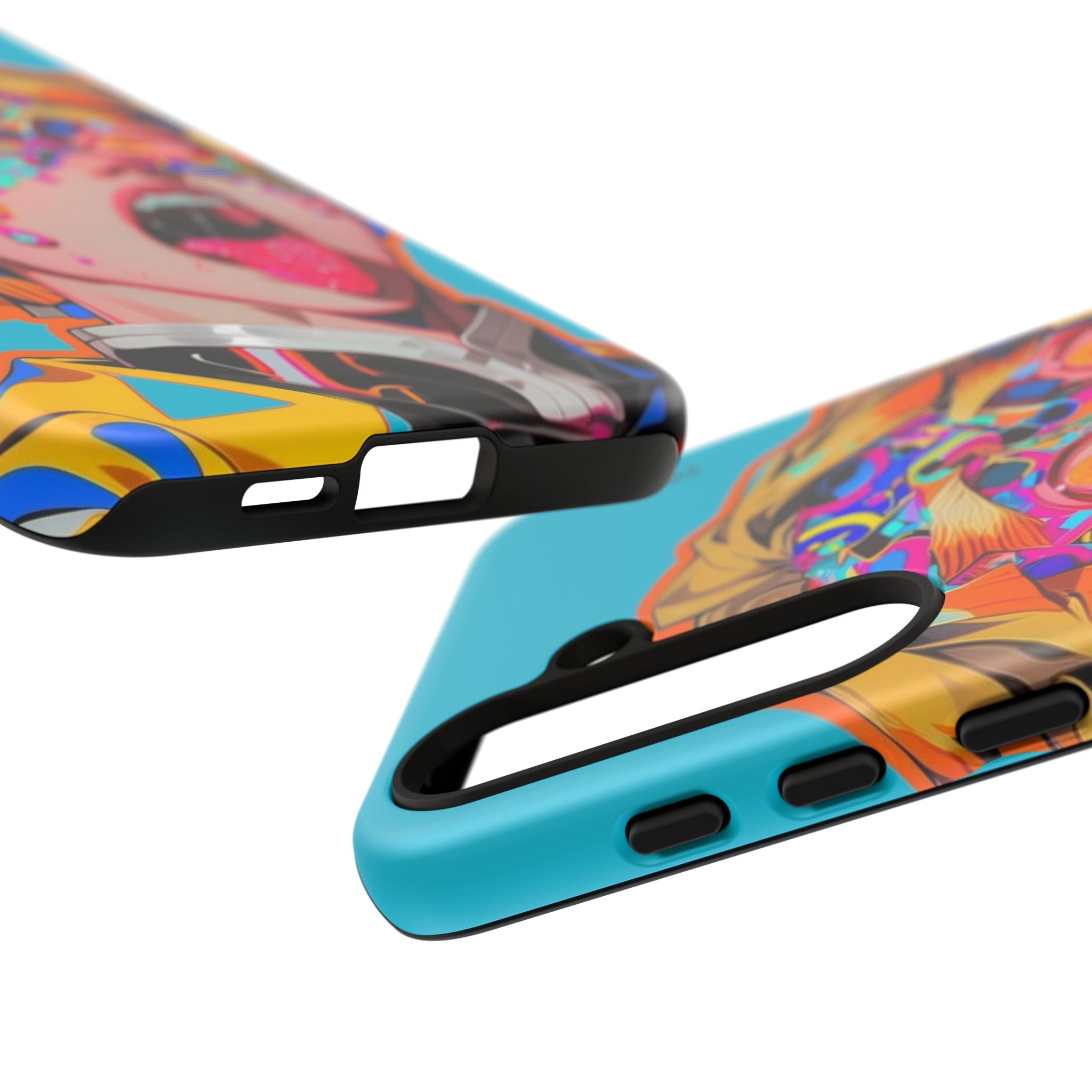 Zenitsu Agatsuma – Neon Thunder Pop Art Tough Phone Case by