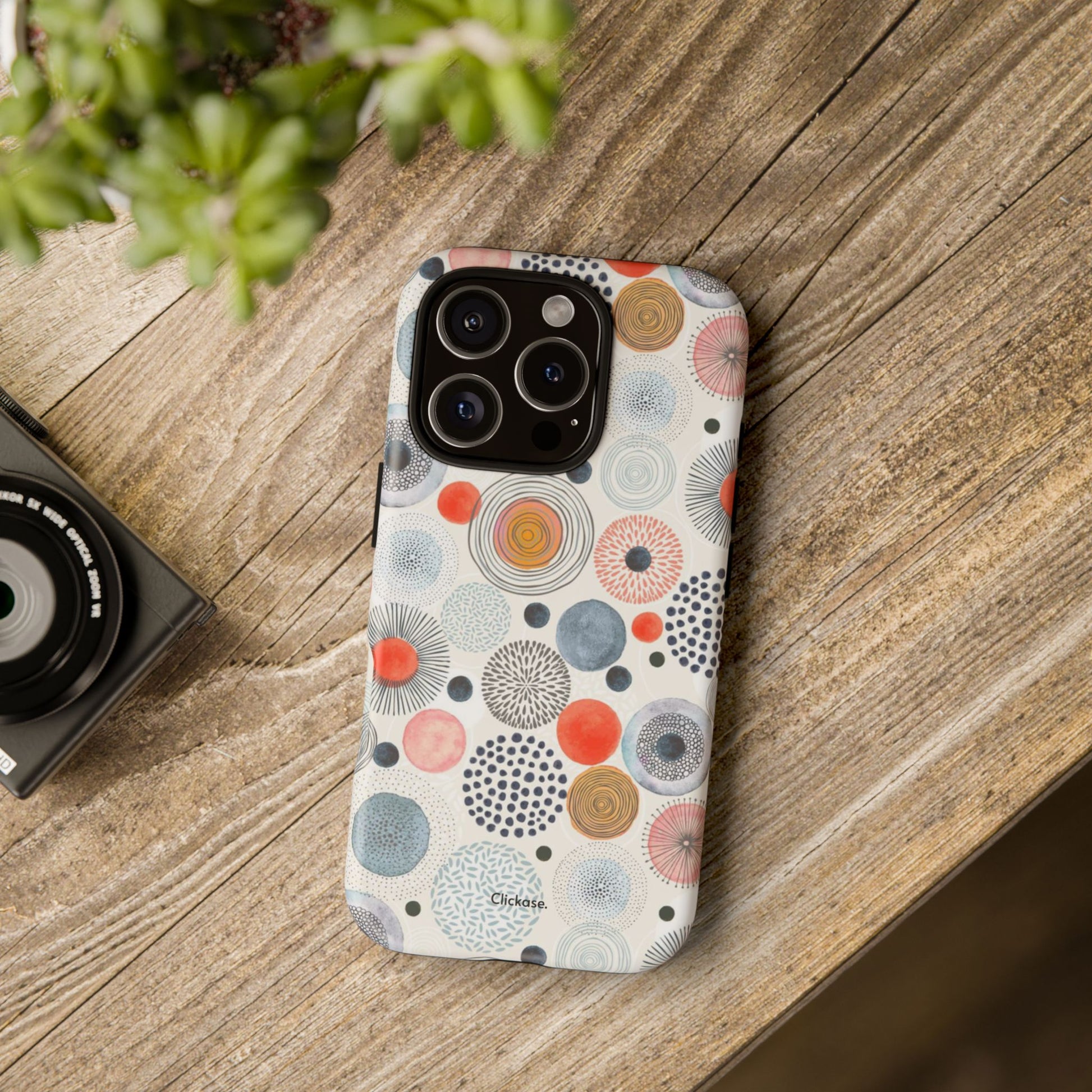 Colorful Abstract Tough Phone Case by