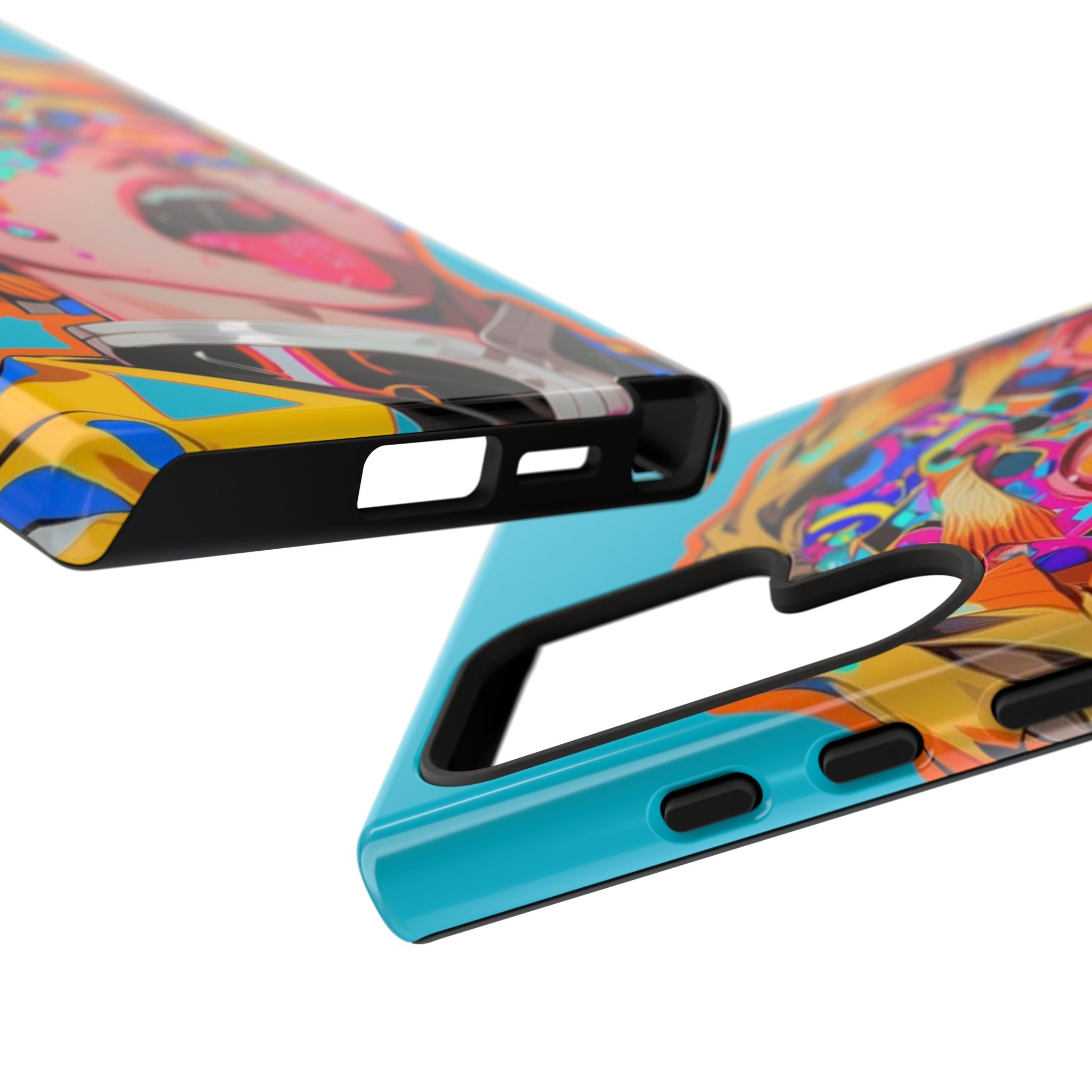 Zenitsu Agatsuma – Neon Thunder Pop Art Tough Phone Case by