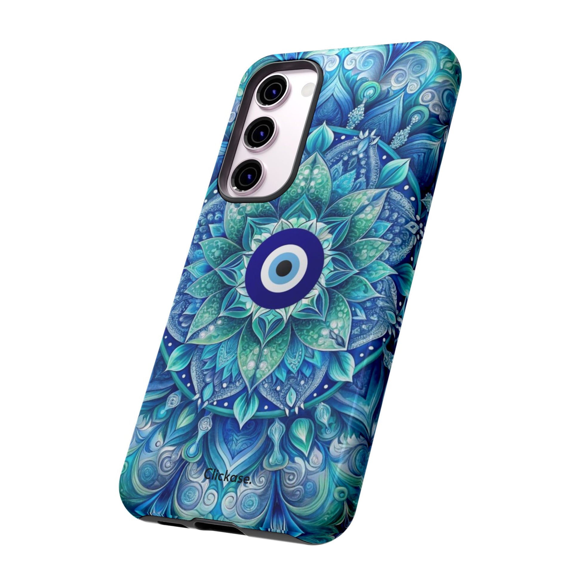 Mandala Design Blue Eye Pattern Tough Phone Case by