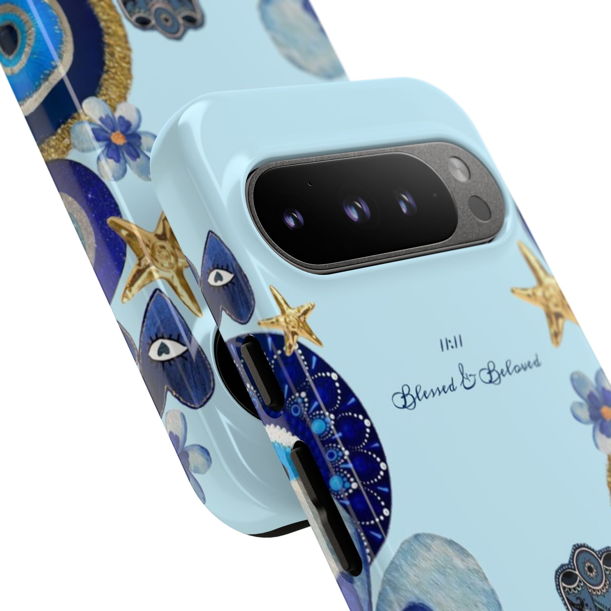 Hamsa Ocean-Inspired Tough Phone Case by