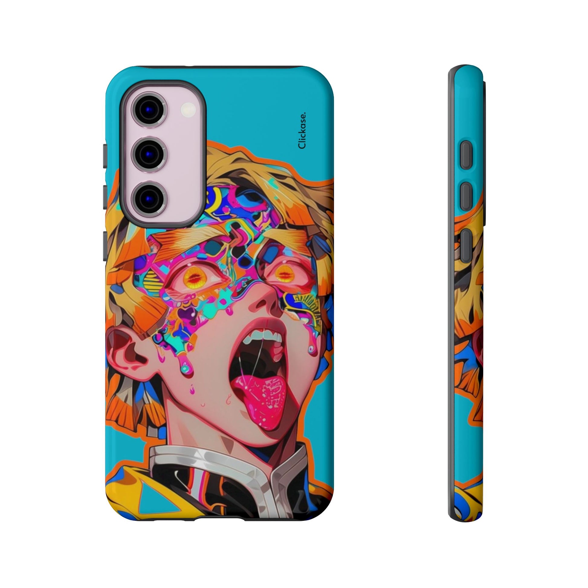 Zenitsu Agatsuma – Neon Thunder Pop Art Tough Phone Case by