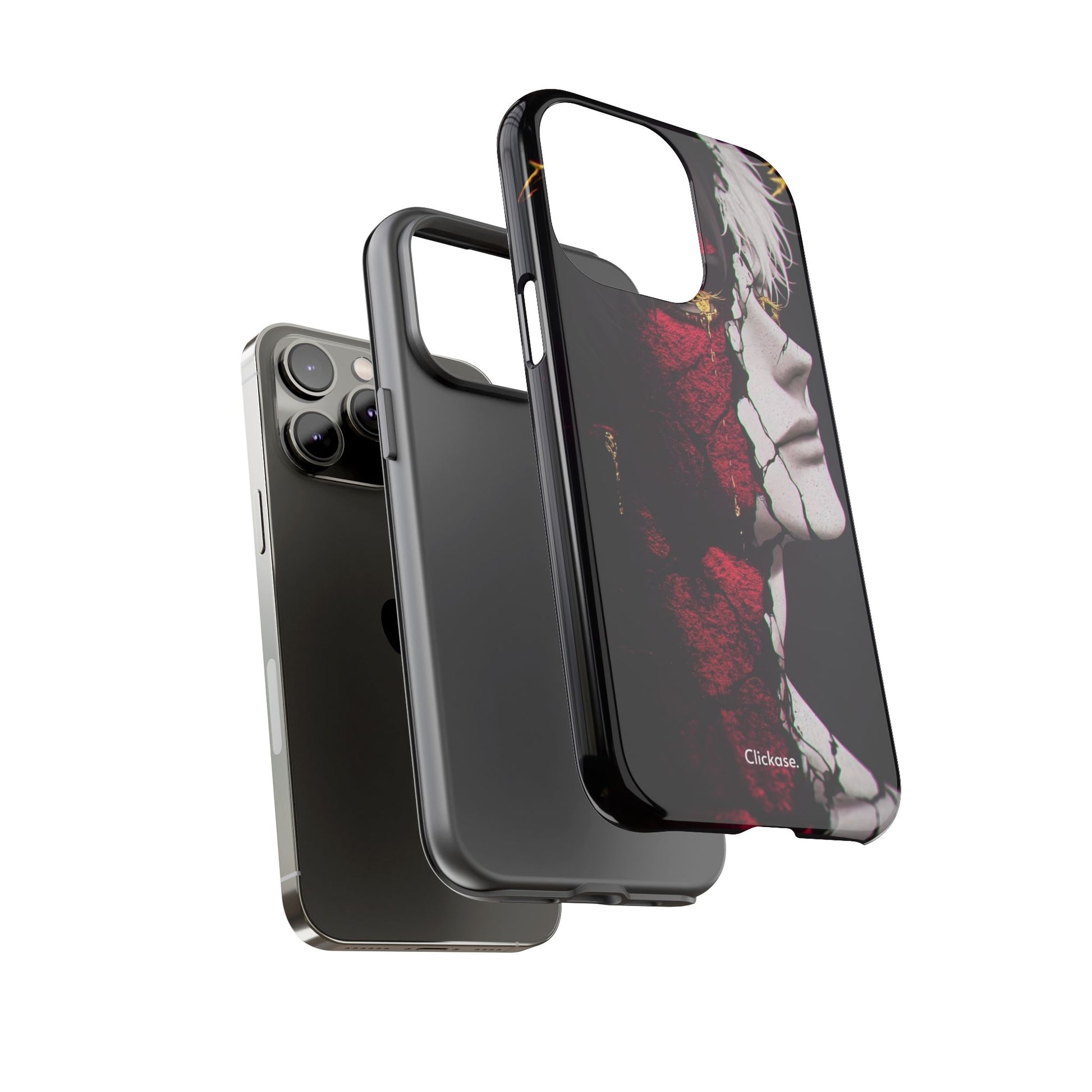 Duality Split Face Anime - Tough Phone Case by