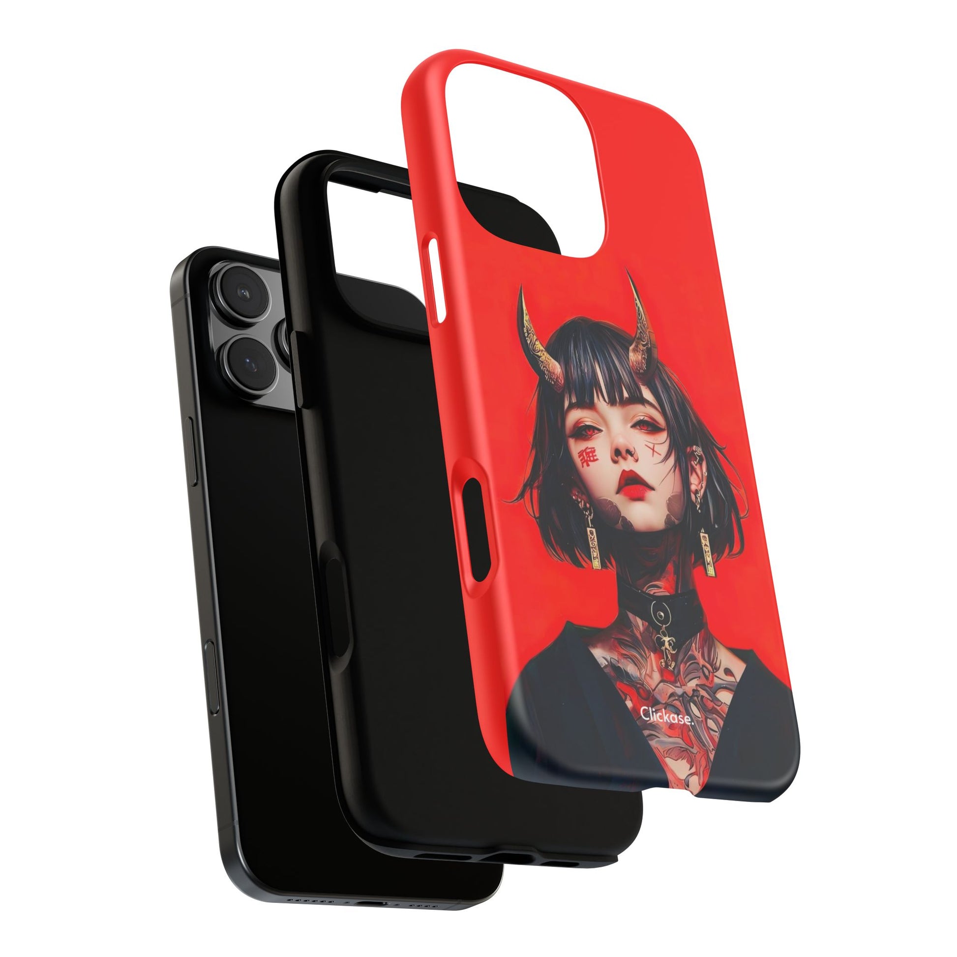 Stylish Phone Case with Edgy Design, Unique Phone Cover, Gothic Aesthetic Accessories, Trendy Cell Phone Case, Perfect Gift for Teens by