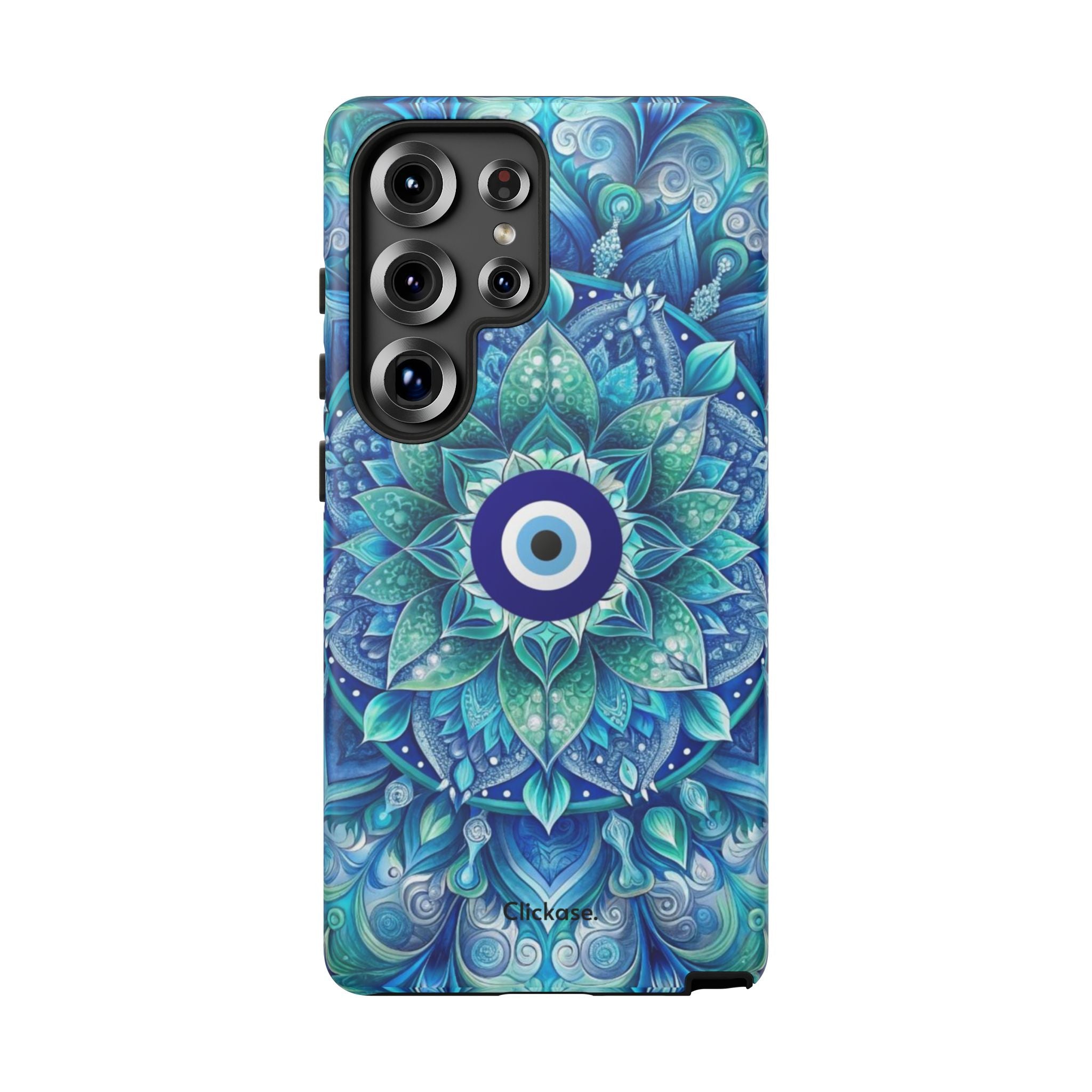 Mandala Design Blue Eye Pattern Tough Phone Case by