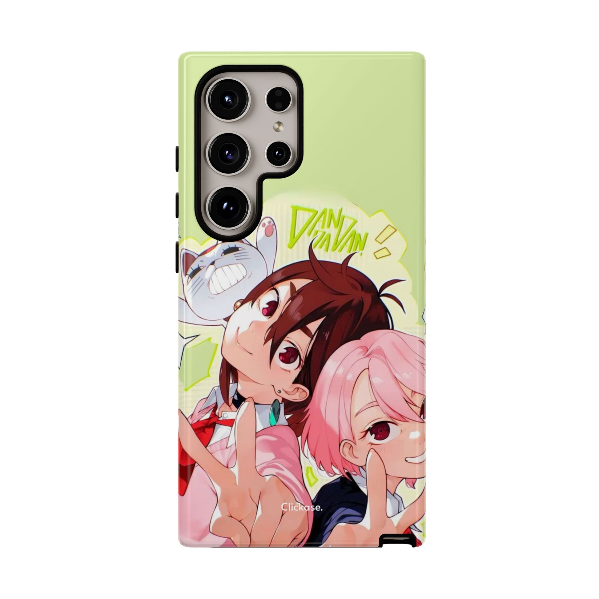Momo & Aira - Dan Da Dan Tough Phone CasePhone CaseClickase®Momo & Aira
