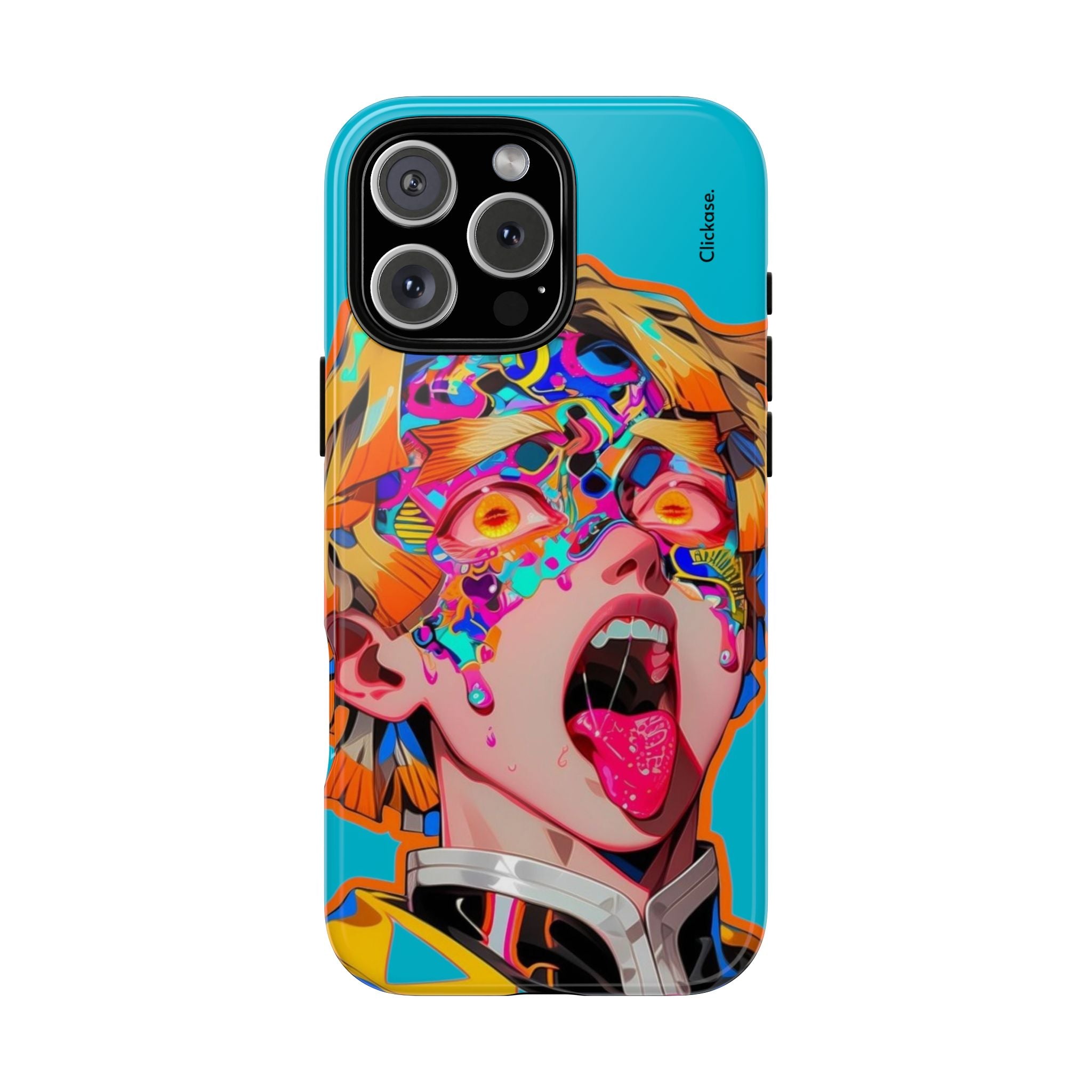 Zenitsu Agatsuma – Neon Thunder Pop Art Tough Phone Case by