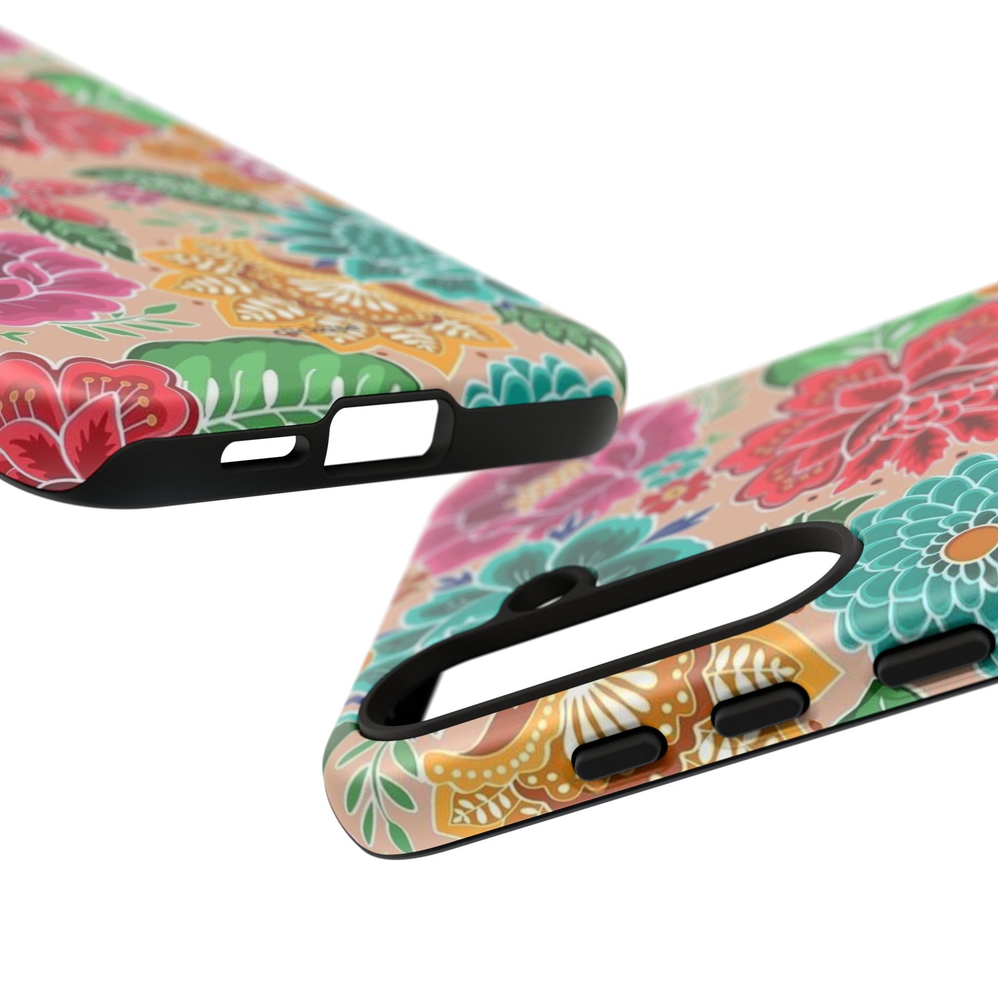 Cute Floral Design Tough Phone Case by