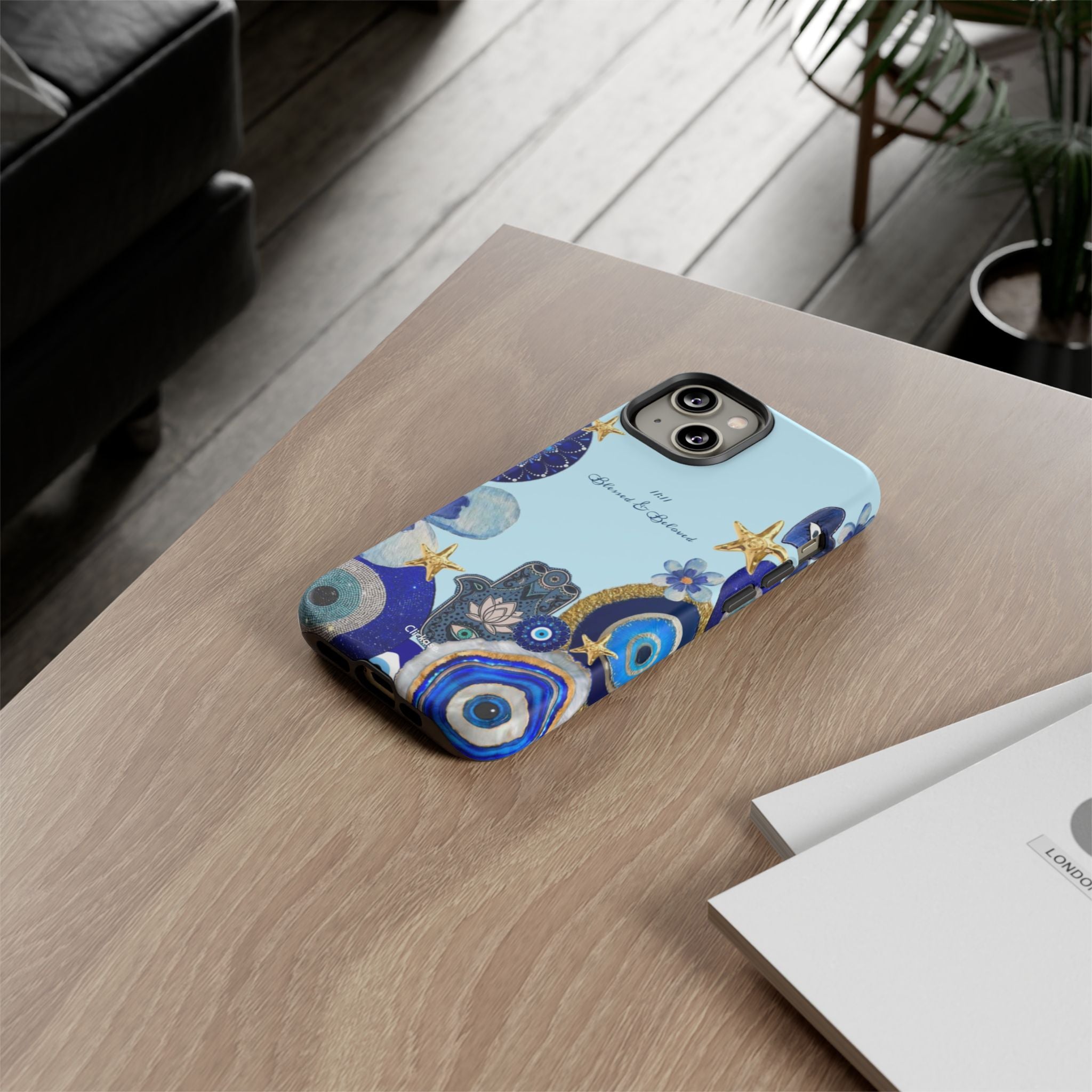 Hamsa Ocean-Inspired Tough Phone Case by