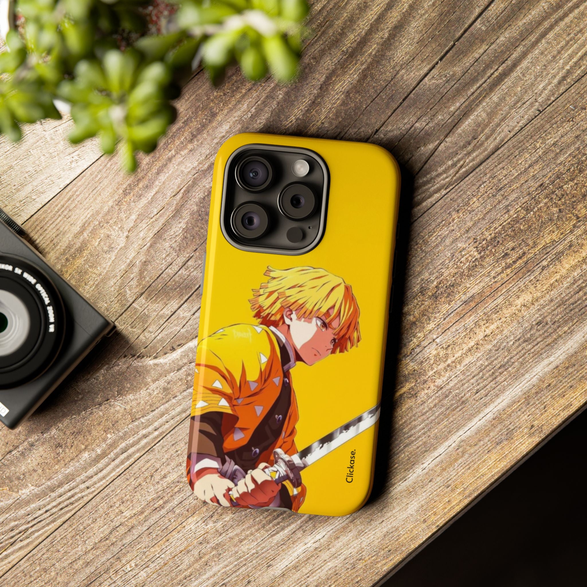 Zenitsu Agatsuma – Thunder Breathing Lightning Strike Tough Phone Case by