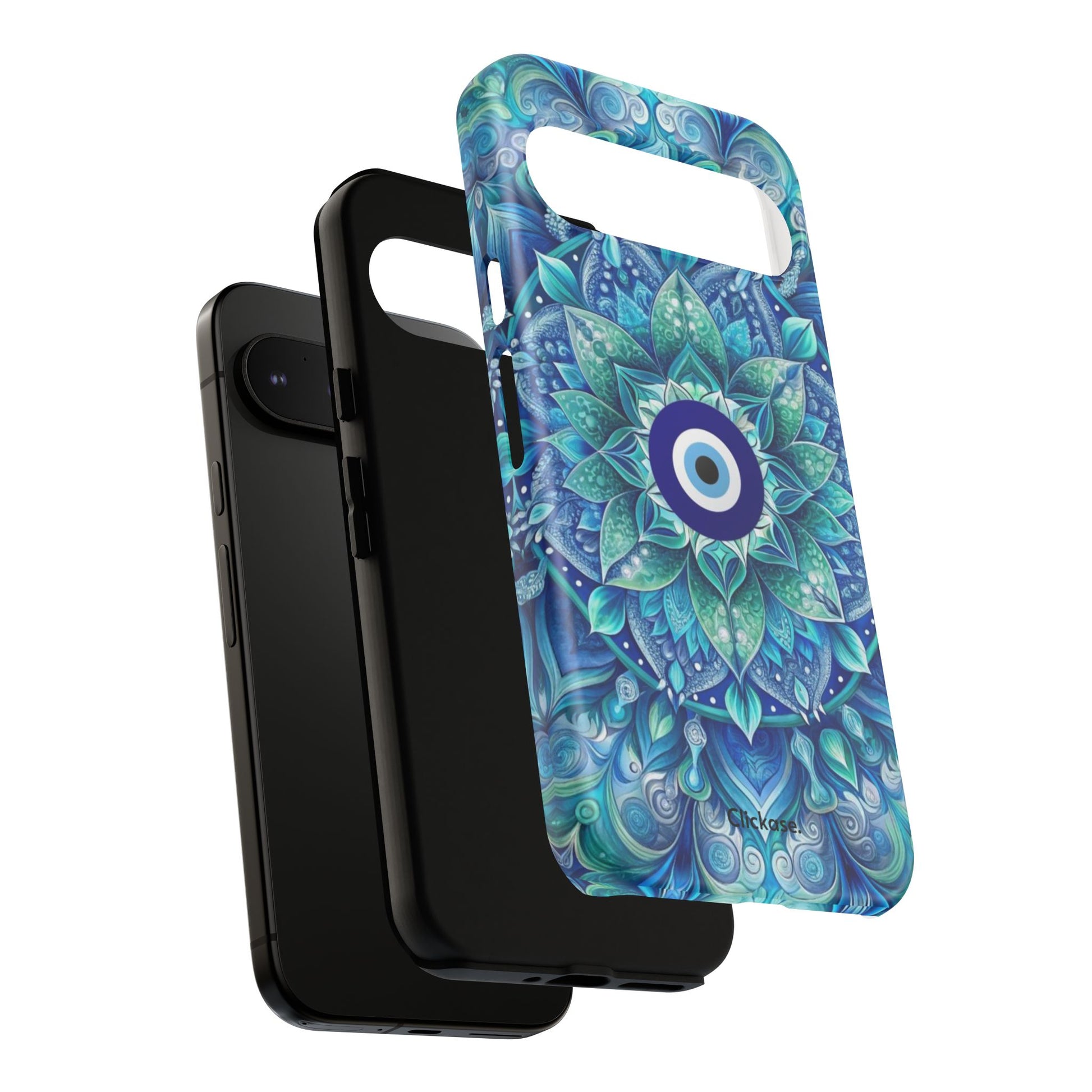 Mandala Design Blue Eye Pattern Tough Phone Case by