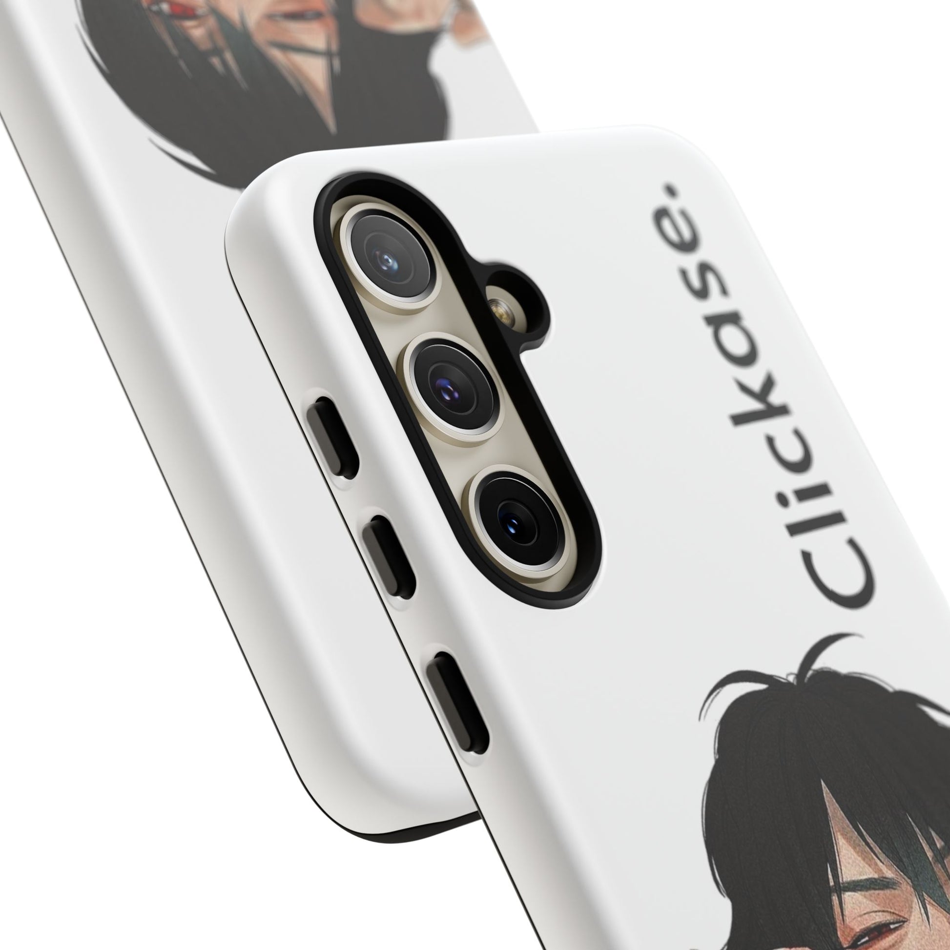 Edgy Anime Rebel Character - Tough Phone Case by