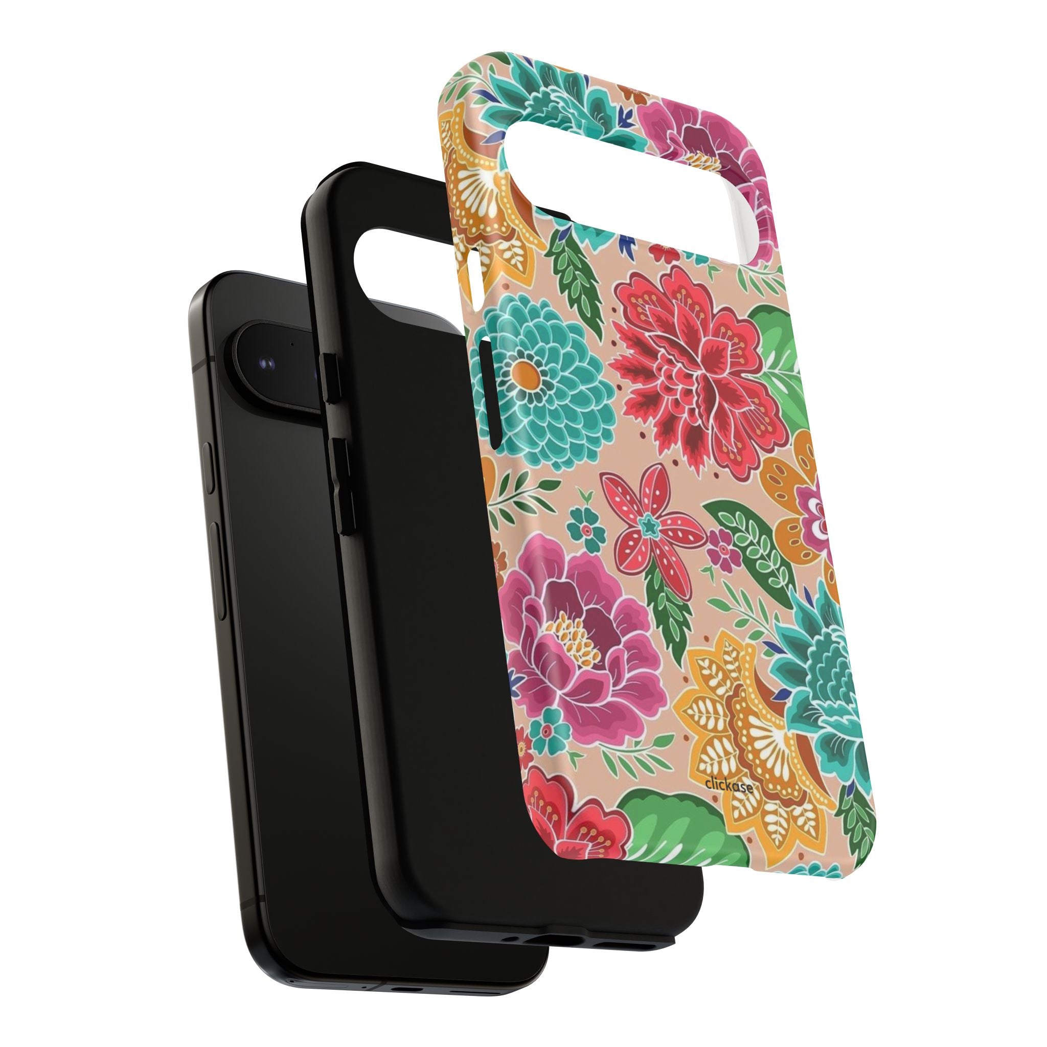 Cute Floral Design Tough Phone Case by