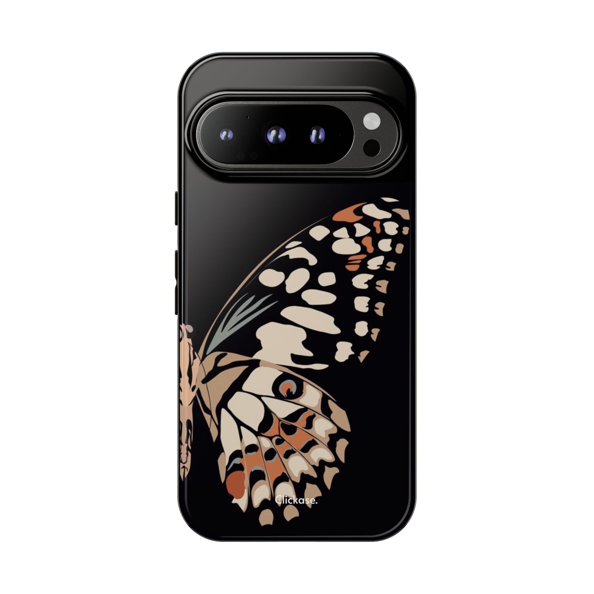Butterfly Black Tough Phone Case by