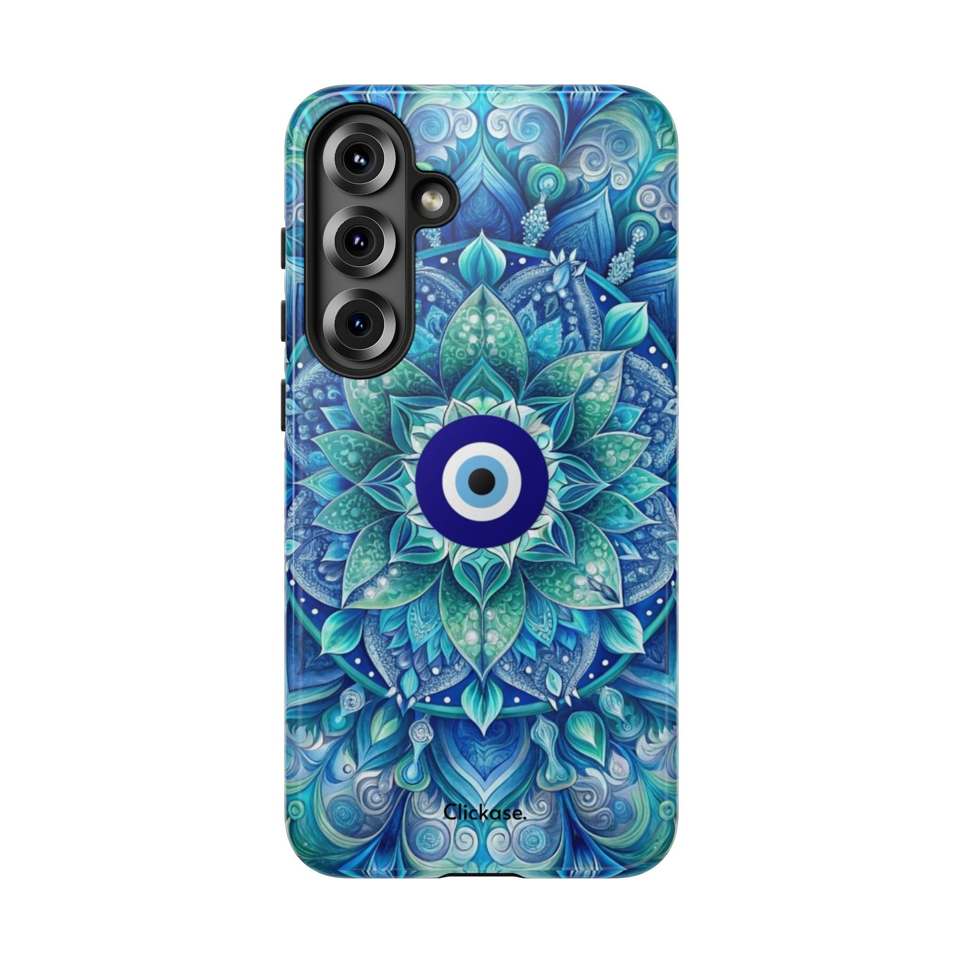 Mandala Design Blue Eye Pattern Tough Phone Case by