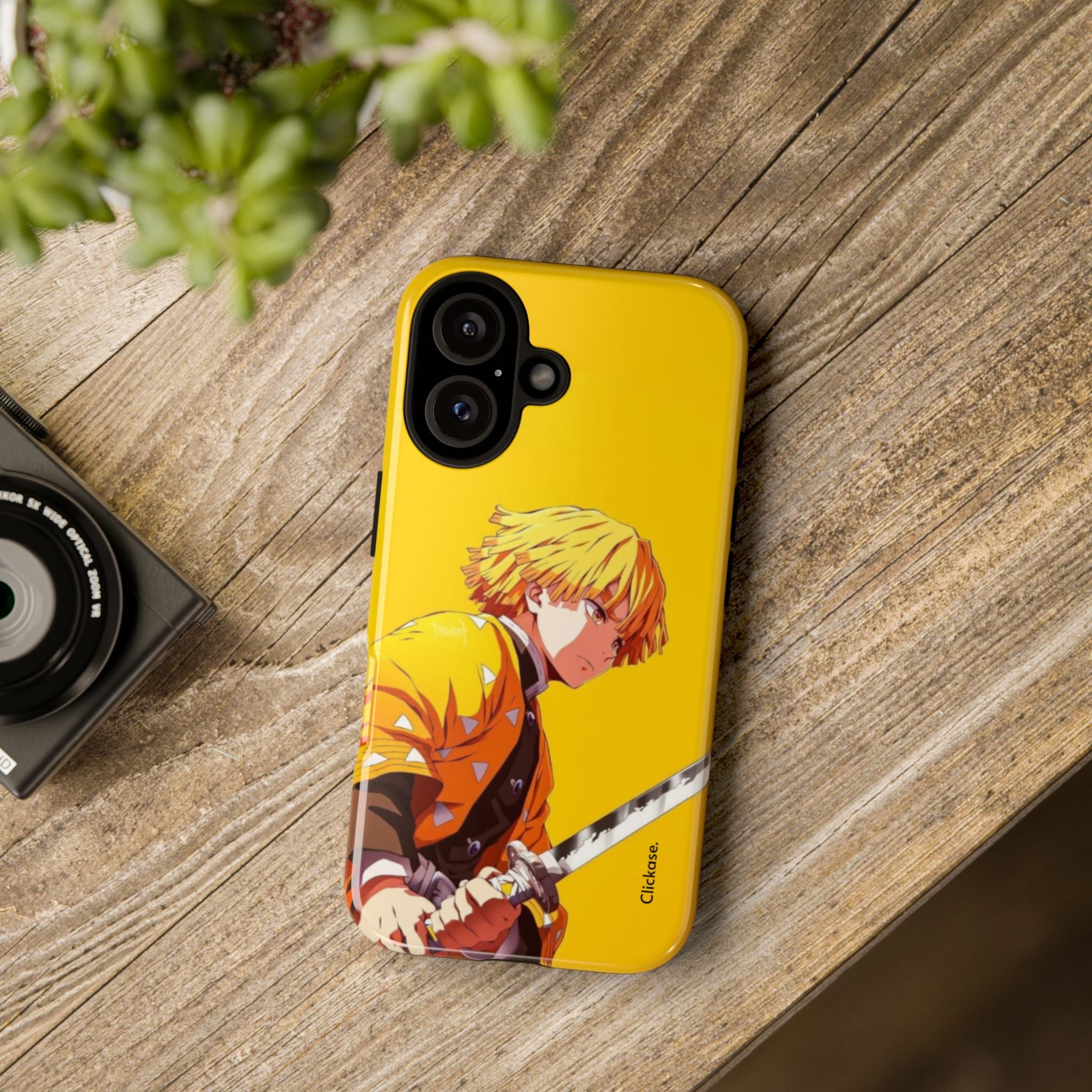 Zenitsu Agatsuma – Thunder Breathing Lightning Strike Tough Phone Case by