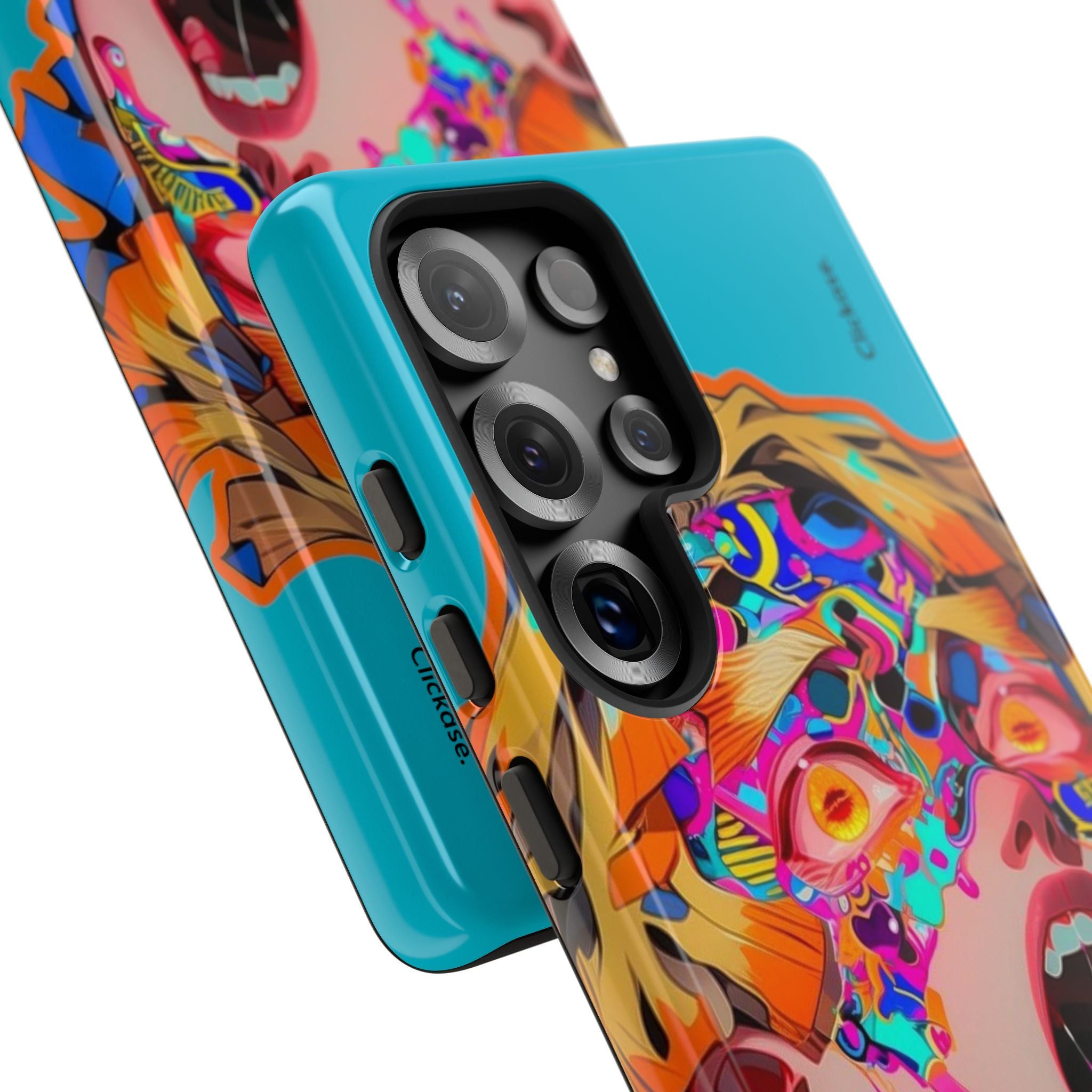 Zenitsu Agatsuma – Neon Thunder Pop Art Tough Phone Case by