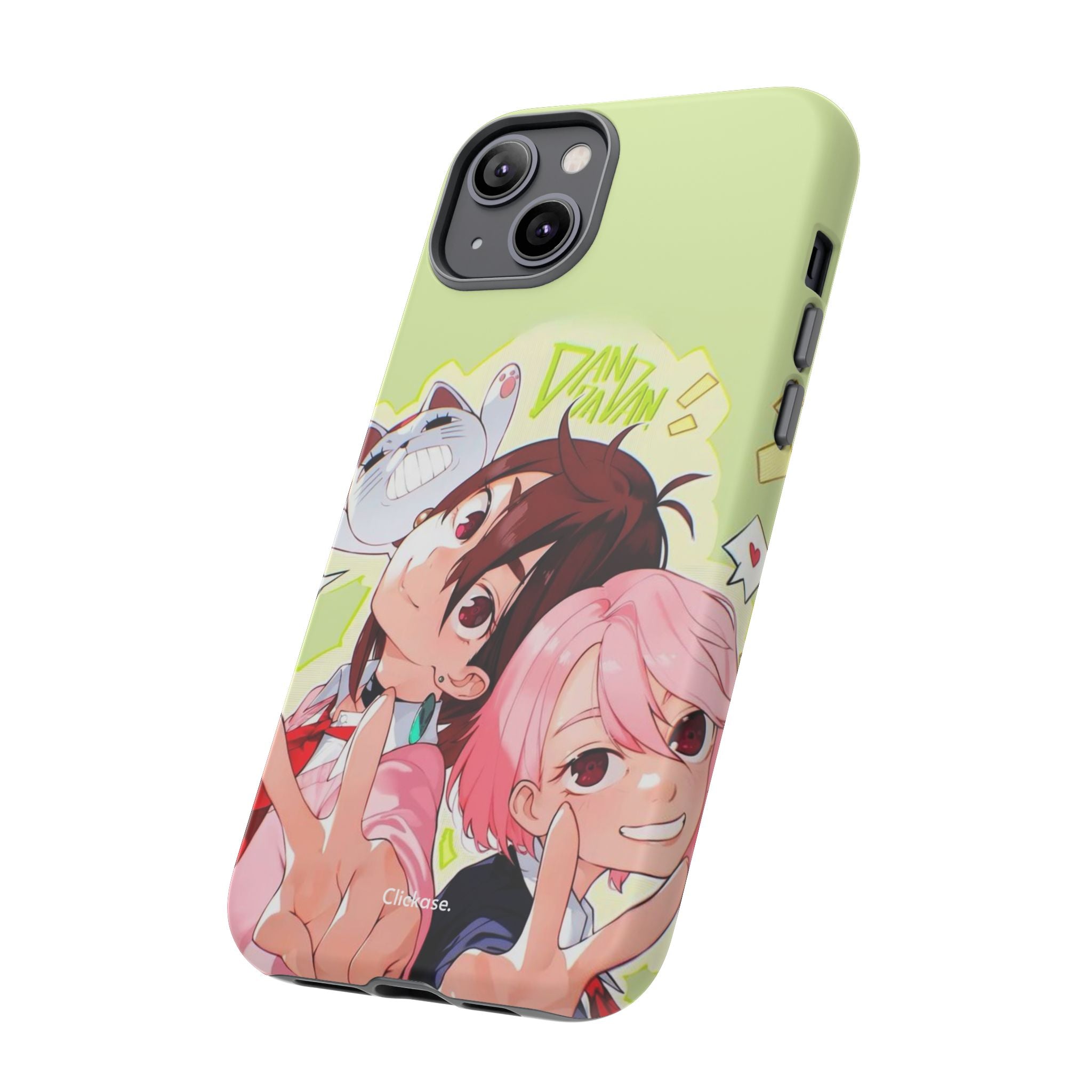 Momo & Aira - Dan Da Dan Tough Phone CasePhone CaseClickase®Momo & Aira