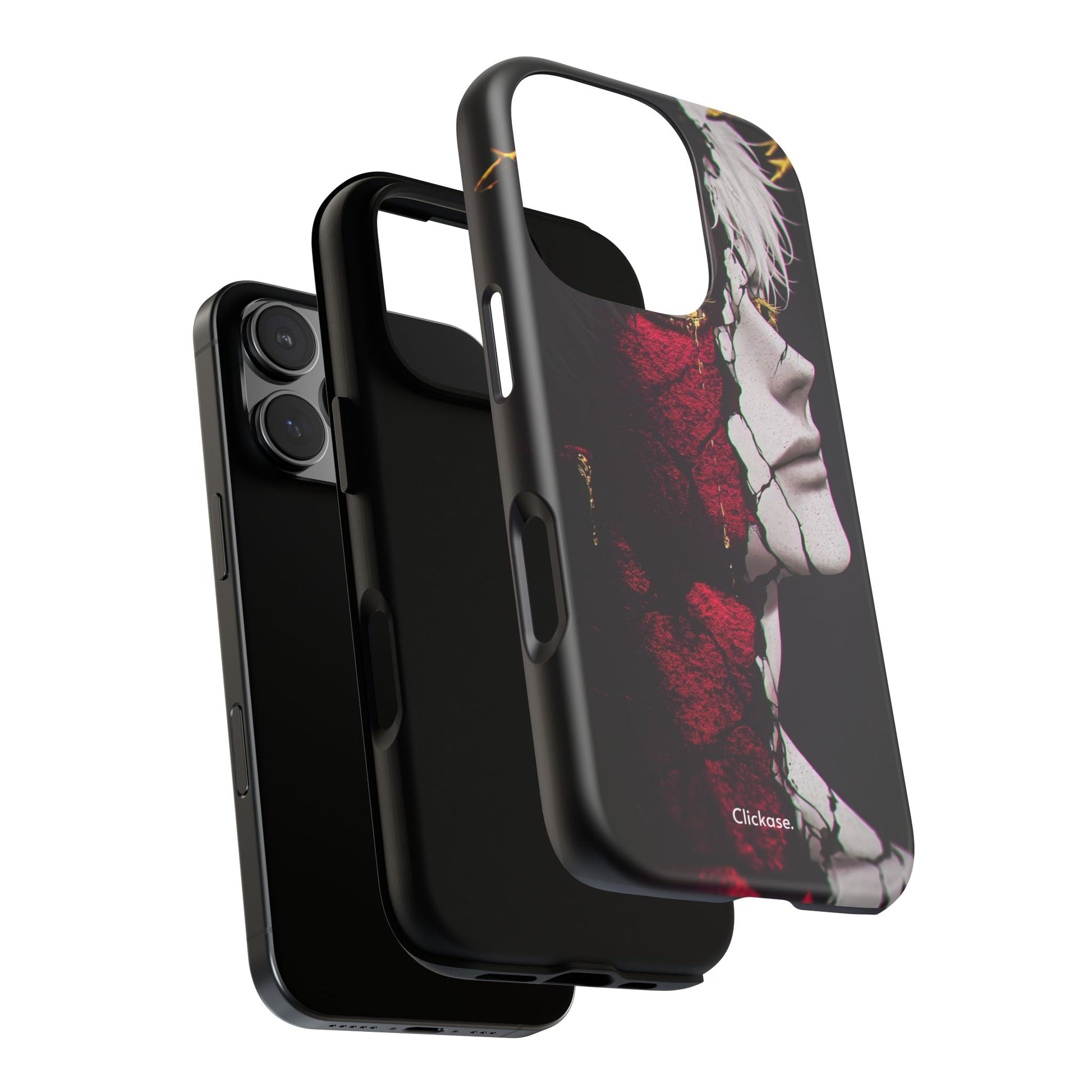 Duality Split Face Anime - Tough Phone Case by