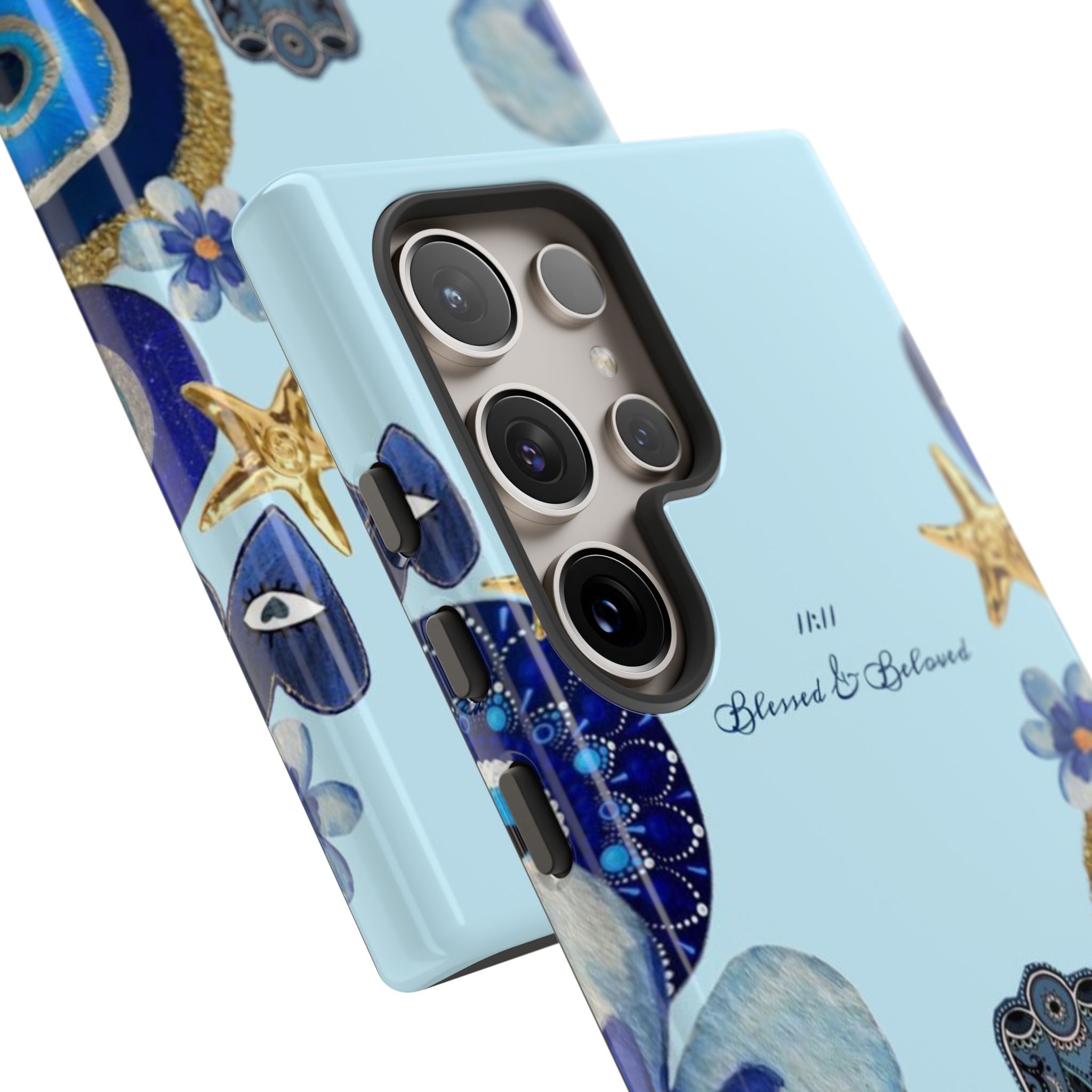 Hamsa Ocean-Inspired Tough Phone Case by