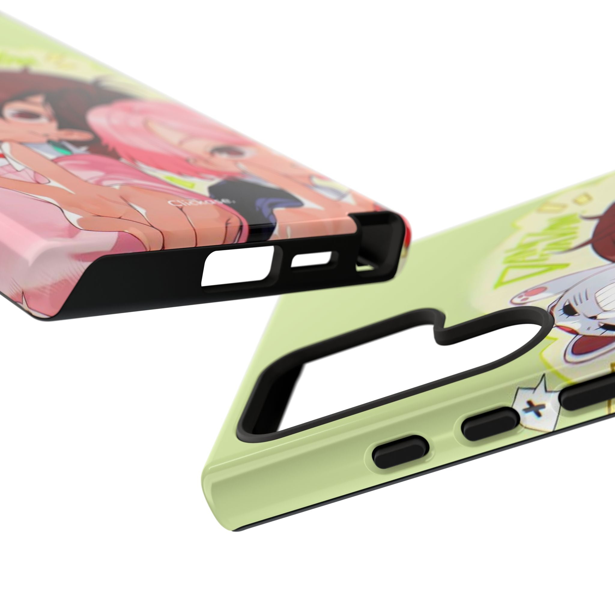 Momo & Aira - Dan Da Dan Tough Phone CasePhone CaseClickase®Momo & Aira