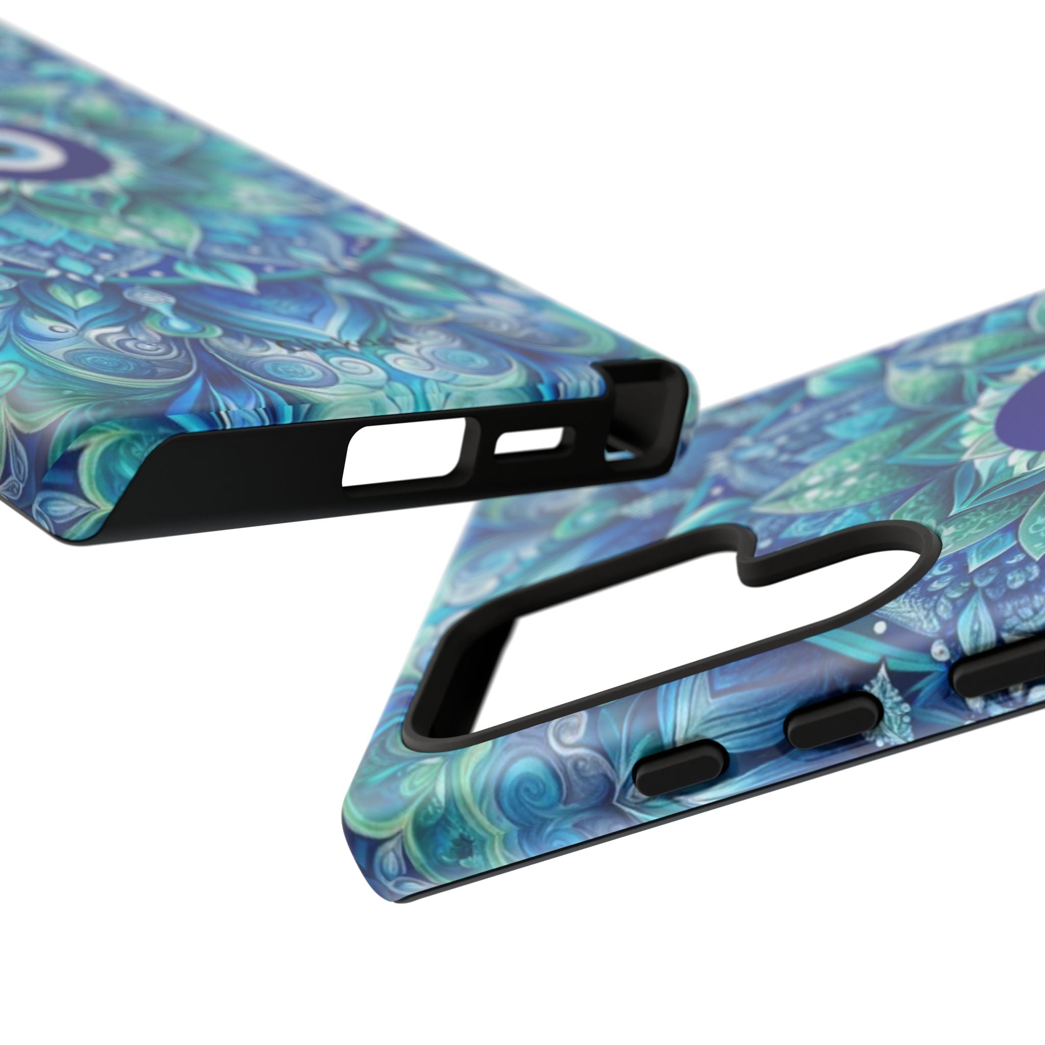 Mandala Design Blue Eye Pattern Tough Phone Case by