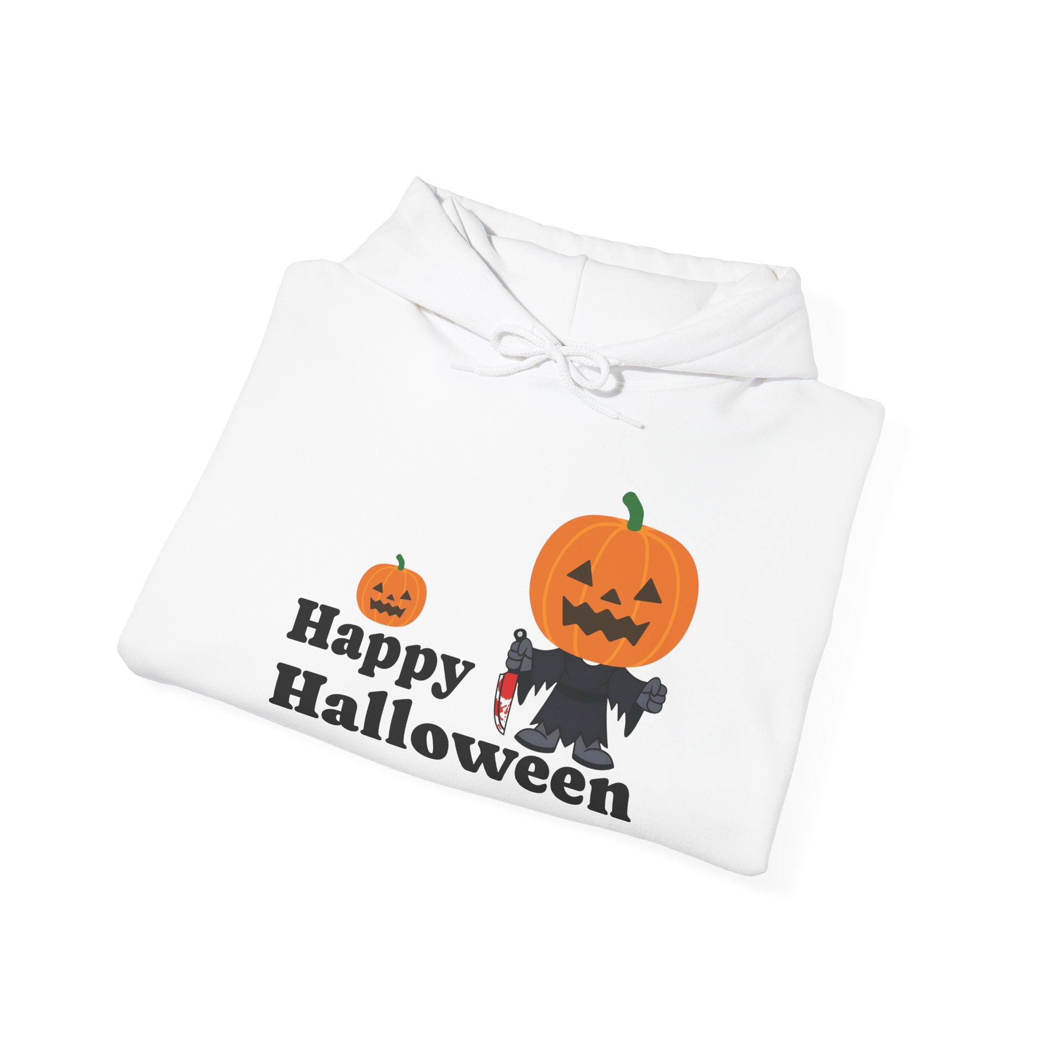 Halloween Pumpkin Hoodie - Unisex Heavy Blend