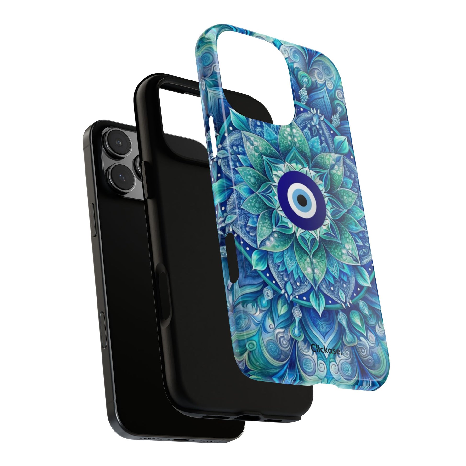 Mandala Design Blue Eye Pattern Tough Phone Case by