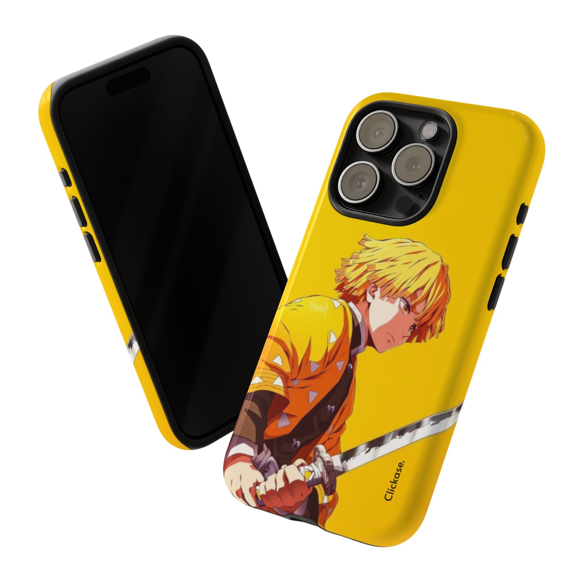 Zenitsu Agatsuma – Thunder Breathing Lightning Strike Tough Phone Case by