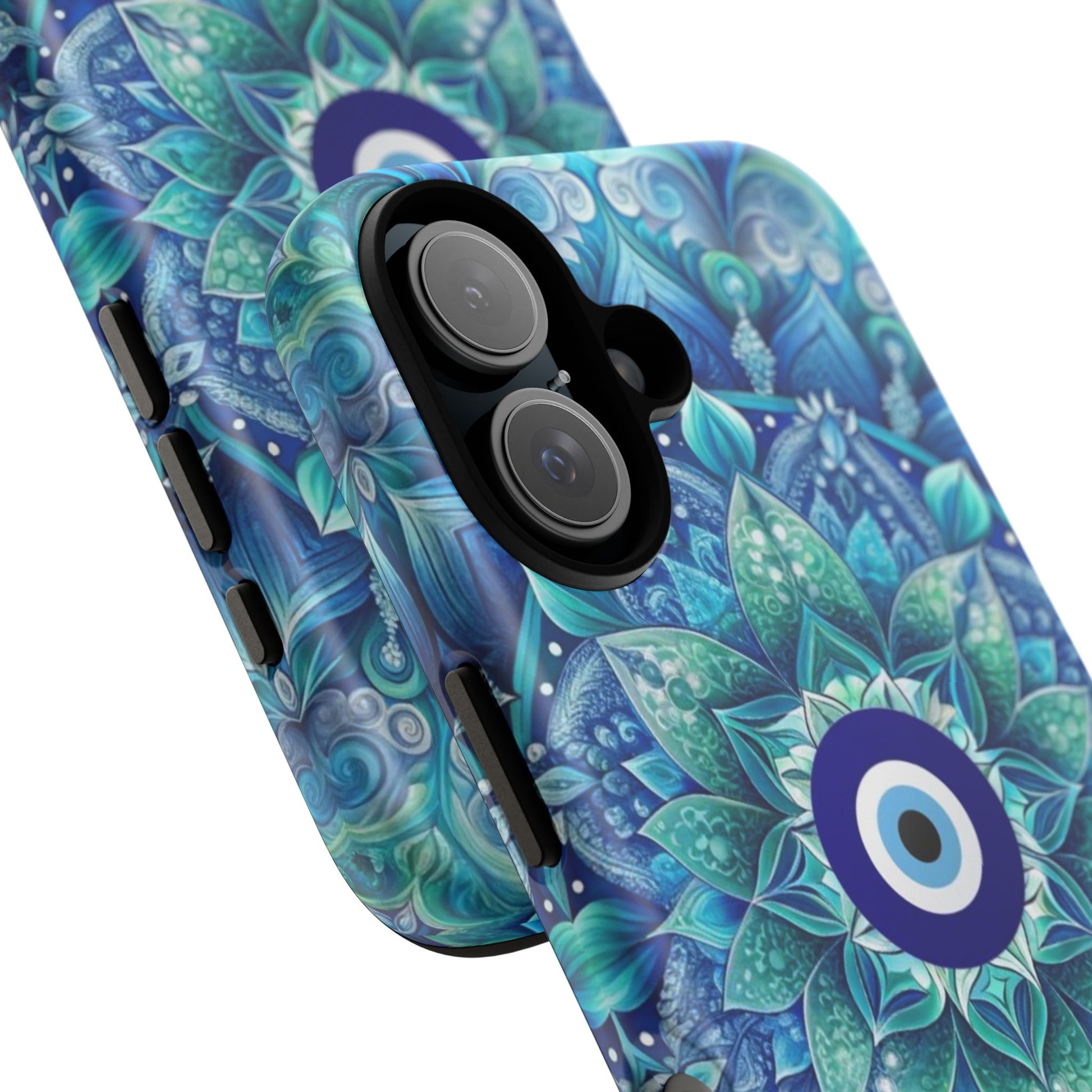 Mandala Design Blue Eye Pattern Tough Phone Case by