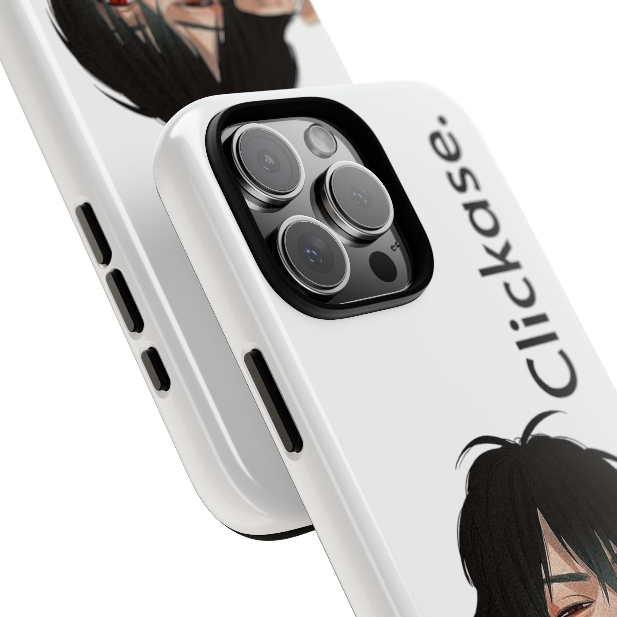 Edgy Anime Rebel Character - Tough Phone Case by