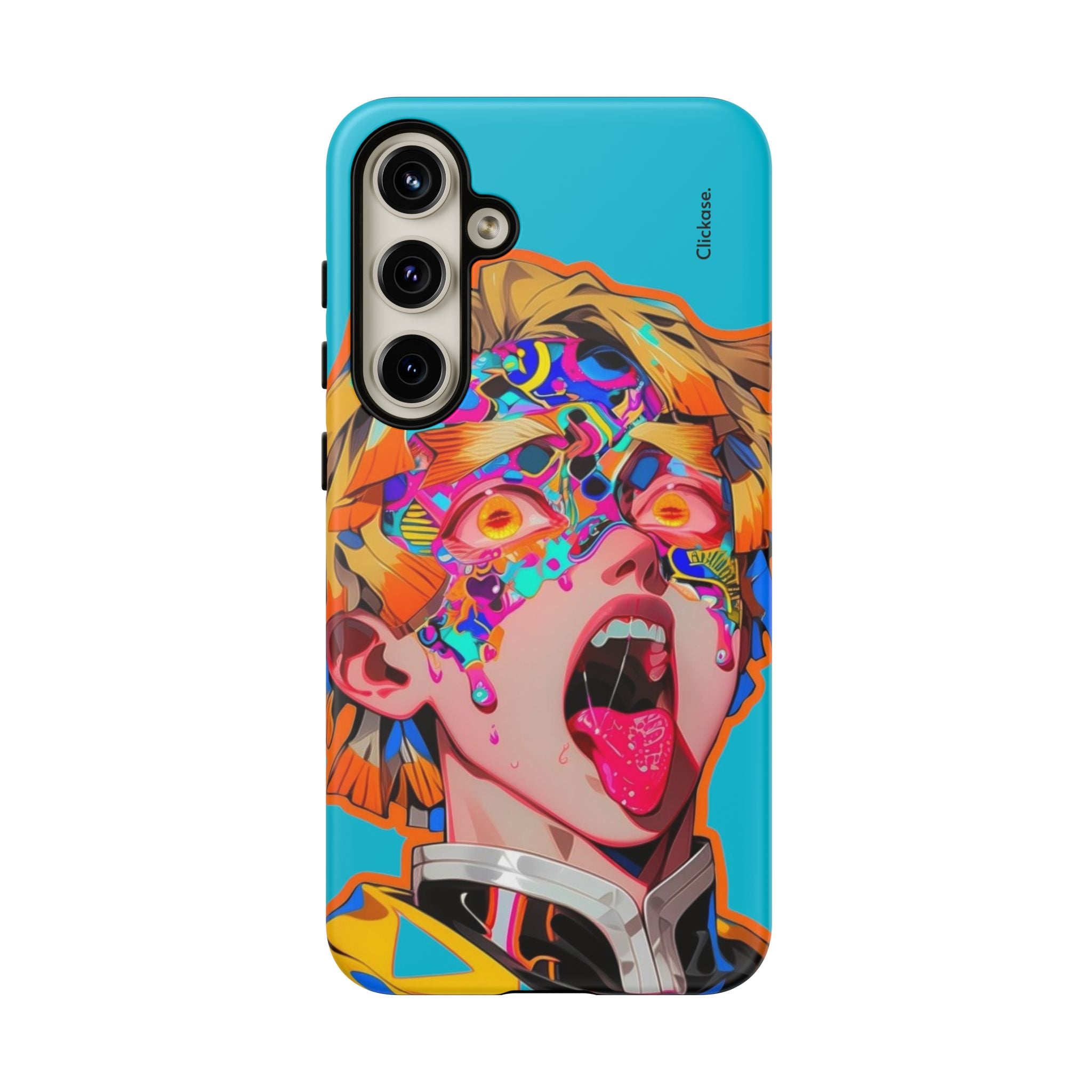 Zenitsu Agatsuma – Neon Thunder Pop Art Tough Phone Case by