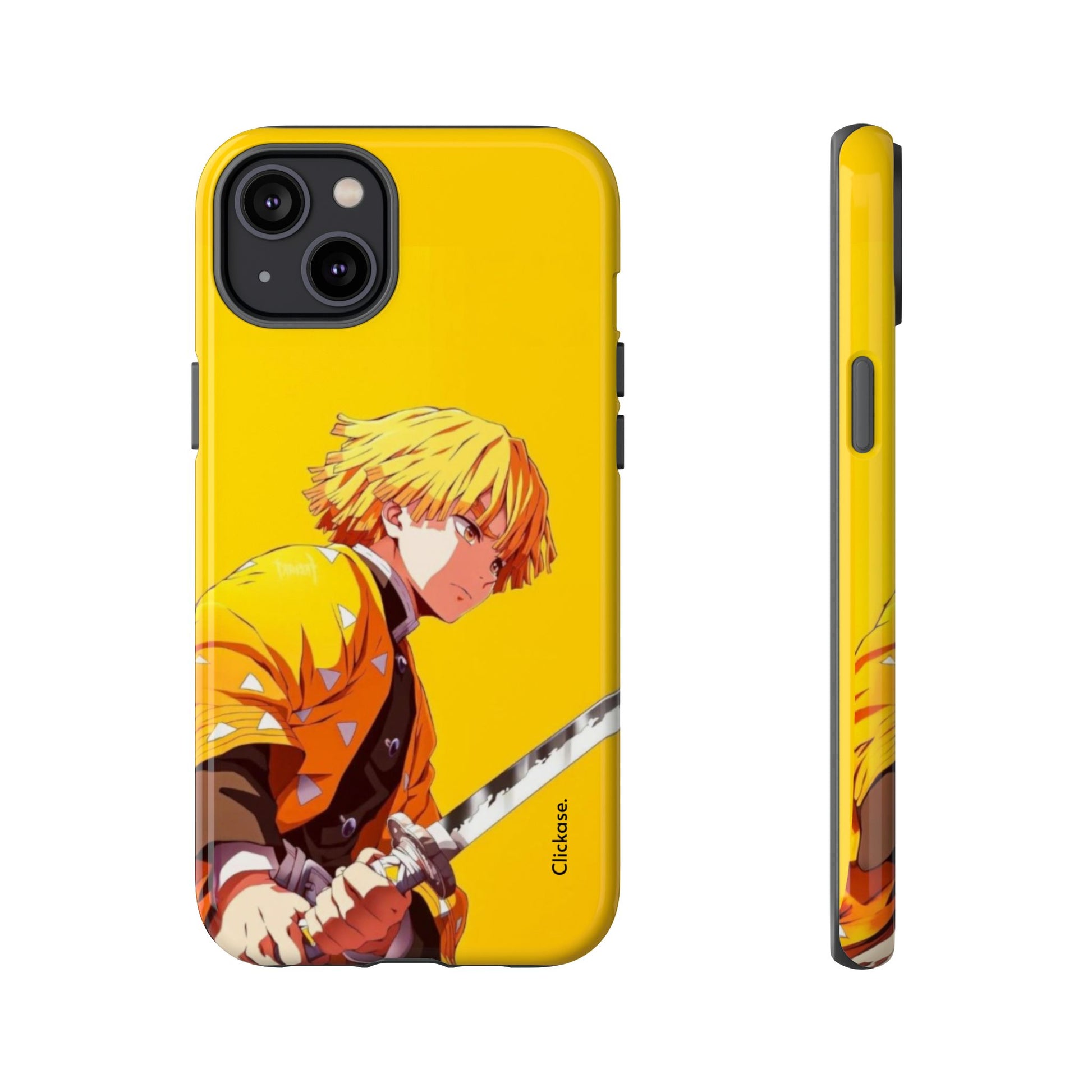 Zenitsu Agatsuma – Thunder Breathing Lightning Strike Tough Phone Case by