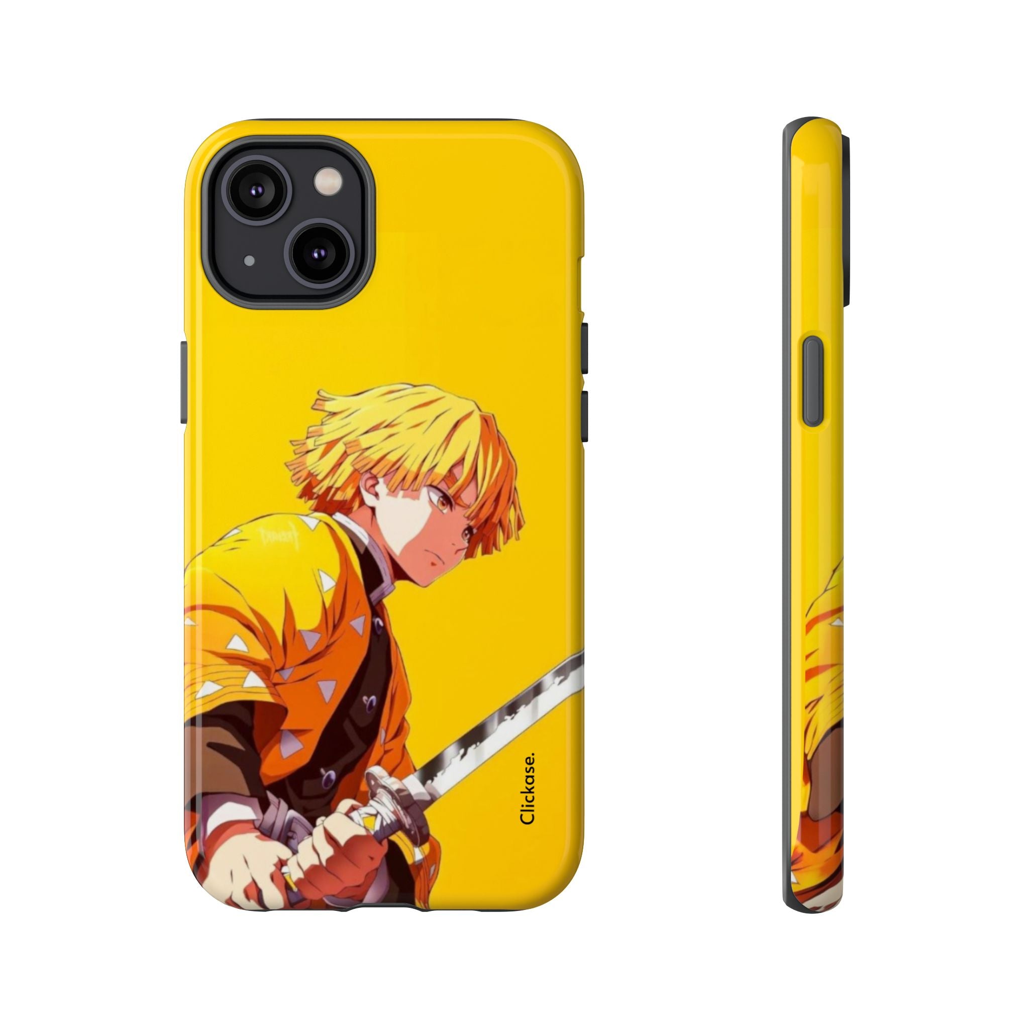 Zenitsu Agatsuma – Thunder Breathing Lightning Strike Tough Phone Case by