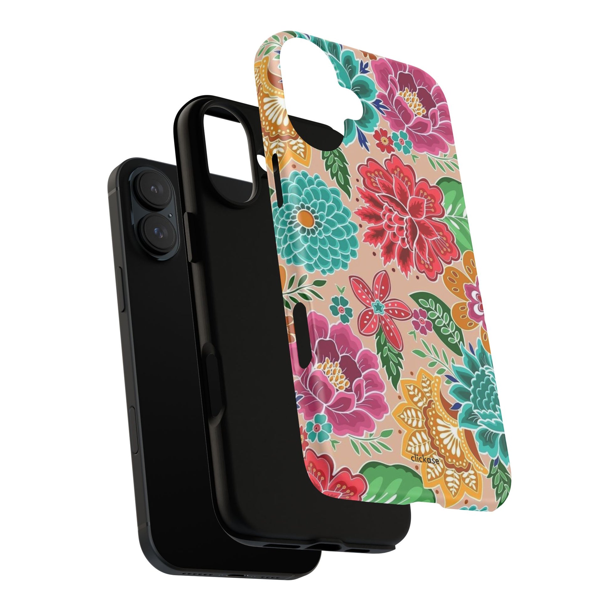 Cute Floral Design Tough Phone Case by