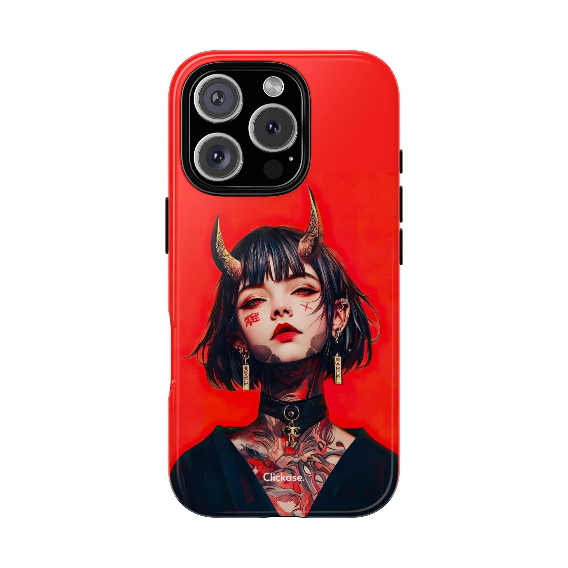 Stylish Phone Case with Edgy Design, Unique Phone Cover, Gothic Aesthetic Accessories, Trendy Cell Phone Case, Perfect Gift for Teens by